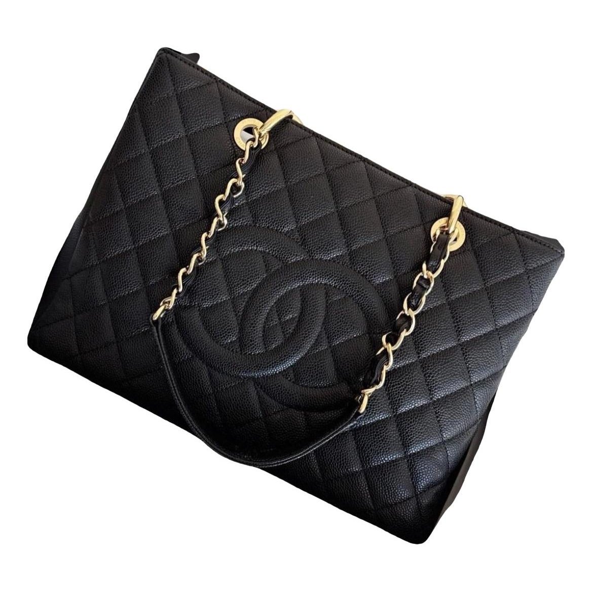 Grand shopping leather tote