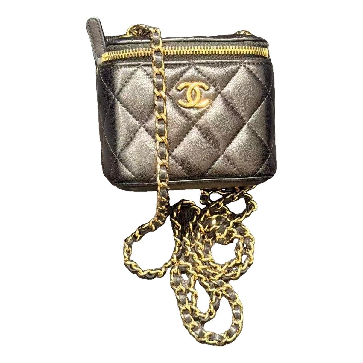 Trendy CC Bowler leather handbag
