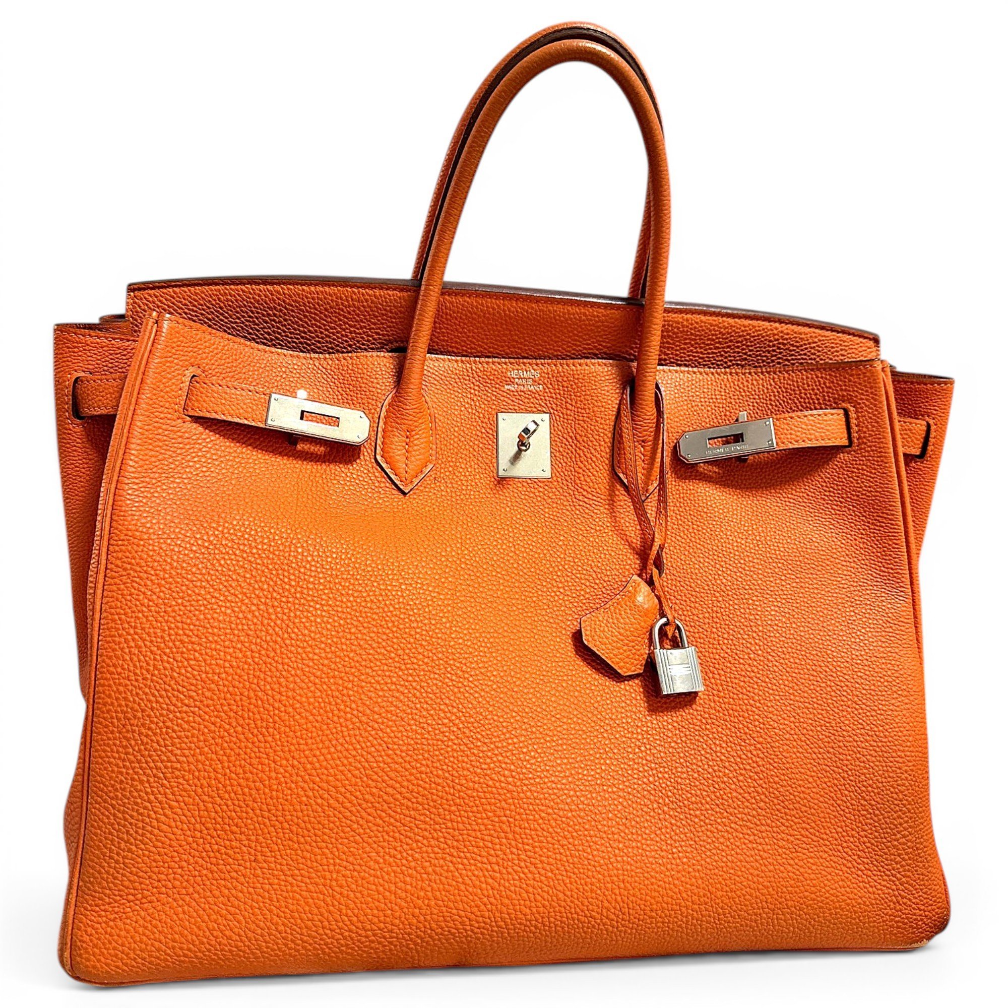 Birkin 40 leather handbag