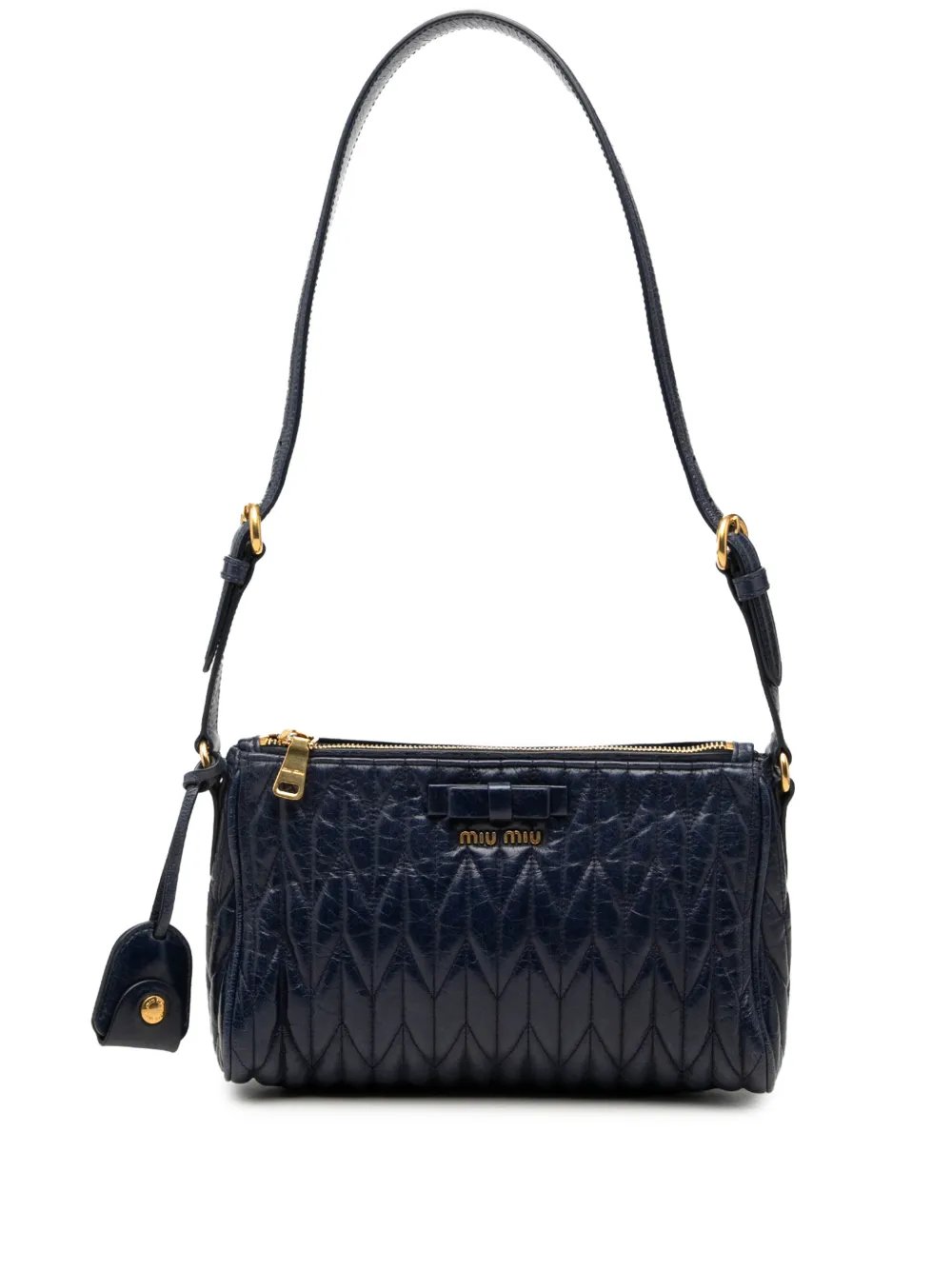 Miu Miu 2010-2026 Matelasse Nappa Bow shoulder bag