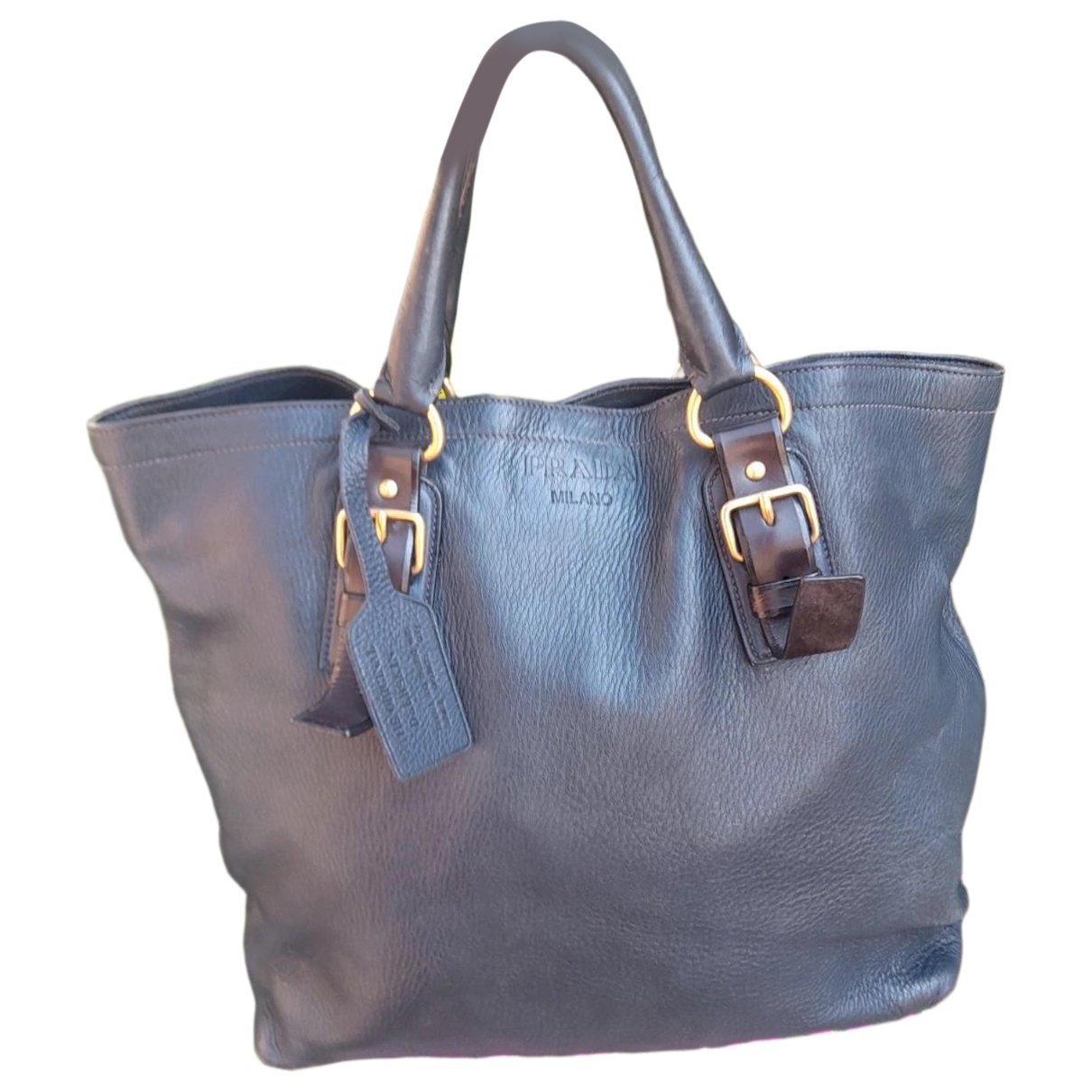 Leather handbag
