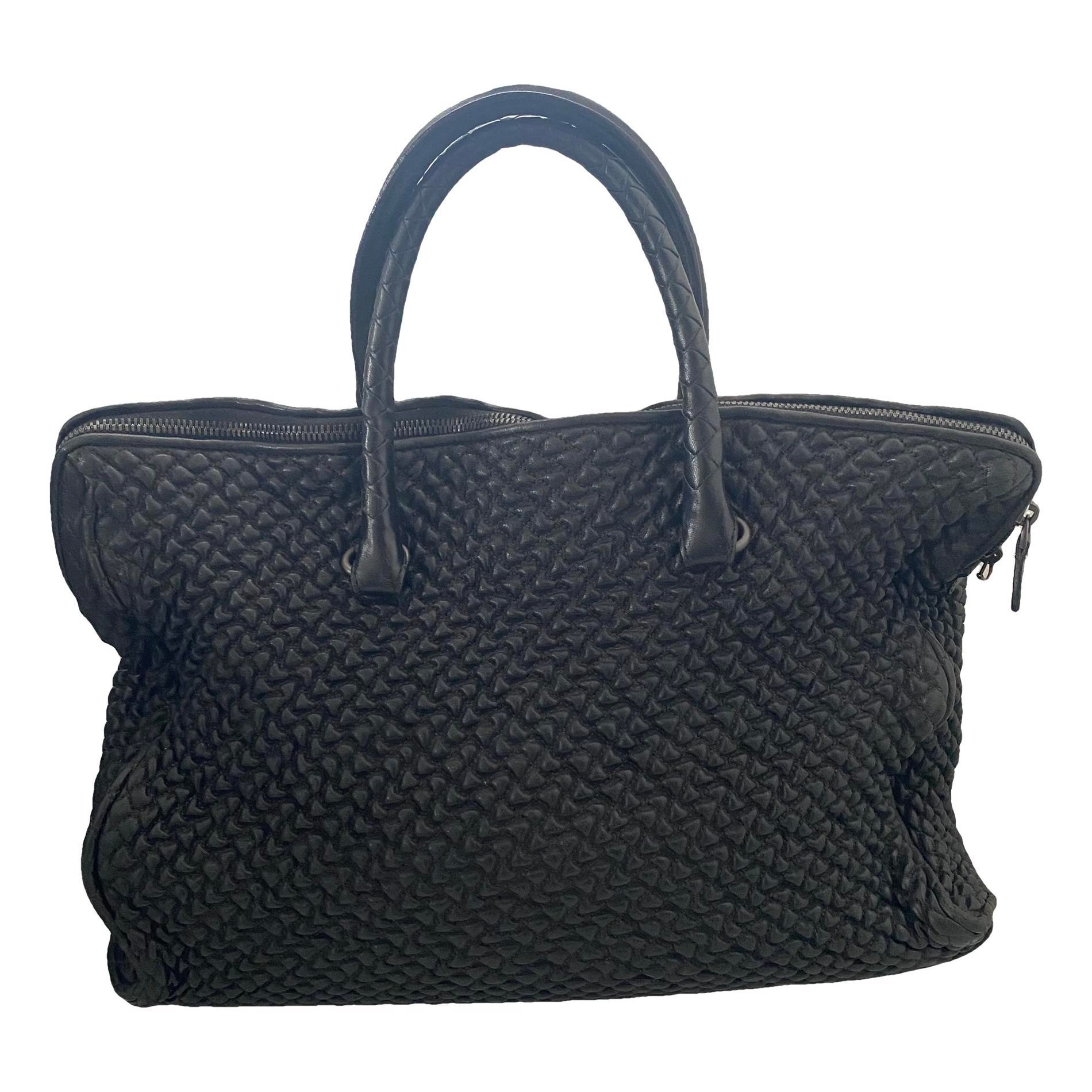Leather tote