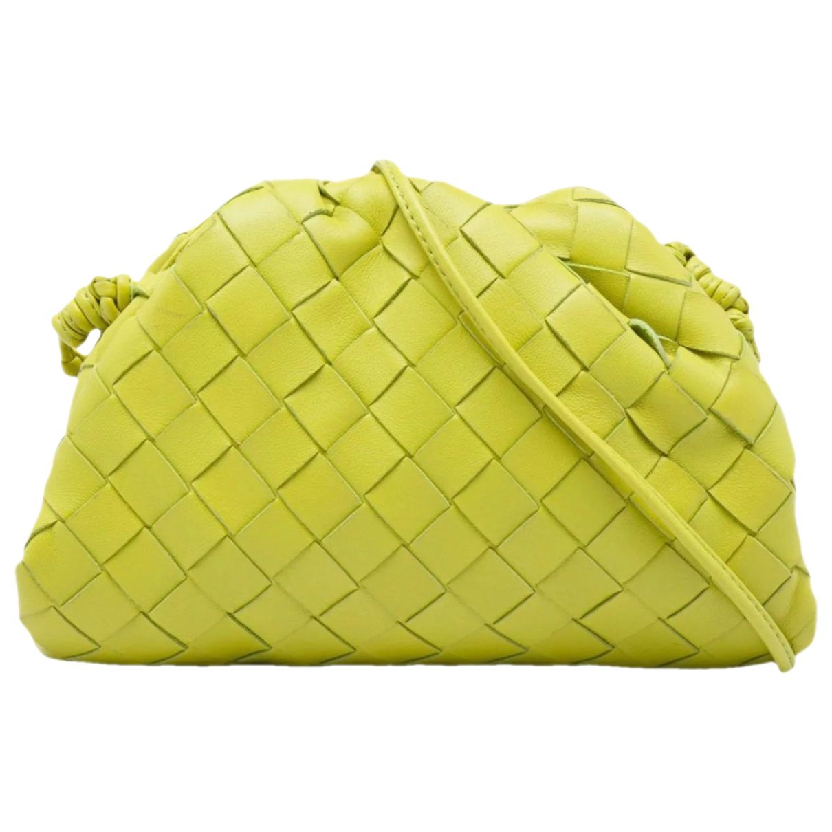 Pouch leather crossbody bag