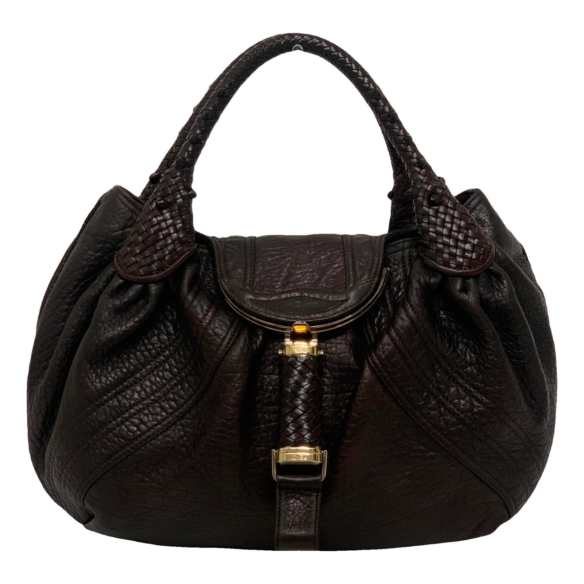 Spy leather handbag