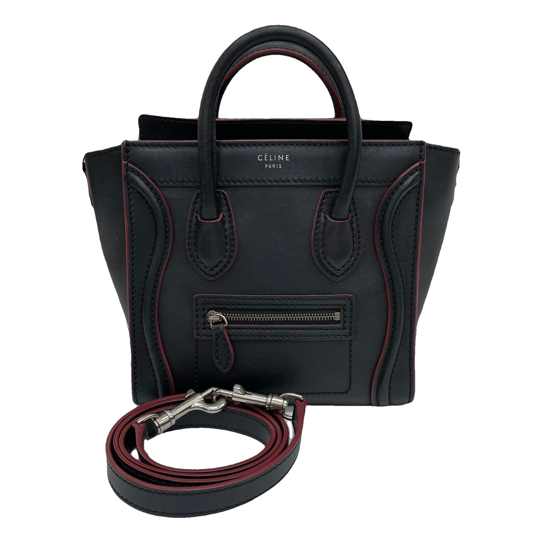 Nano Luggage leather handbag