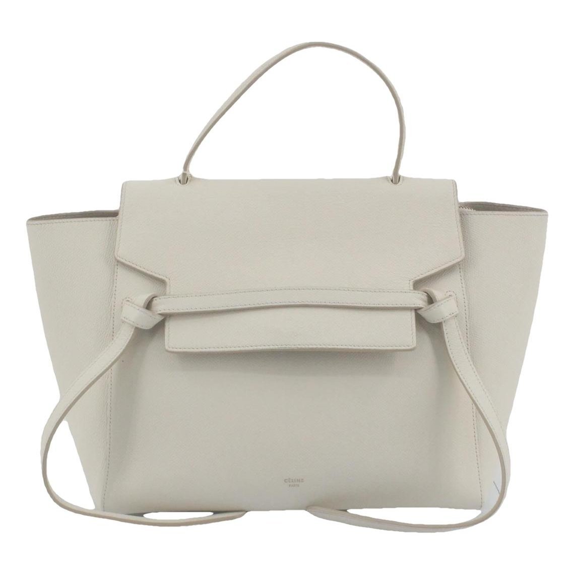 Belt leather handbag