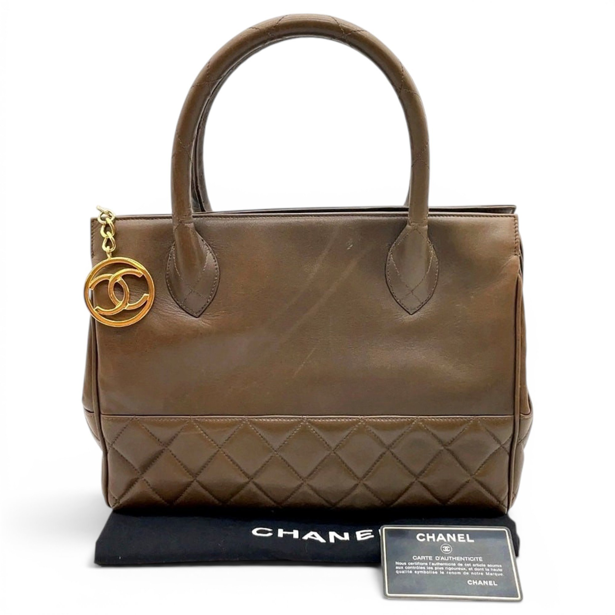 Leather handbag