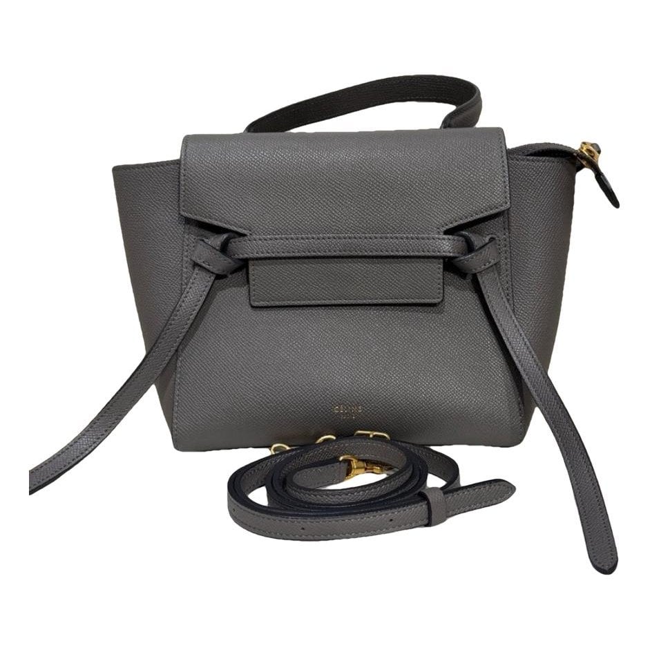 Belt leather handbag