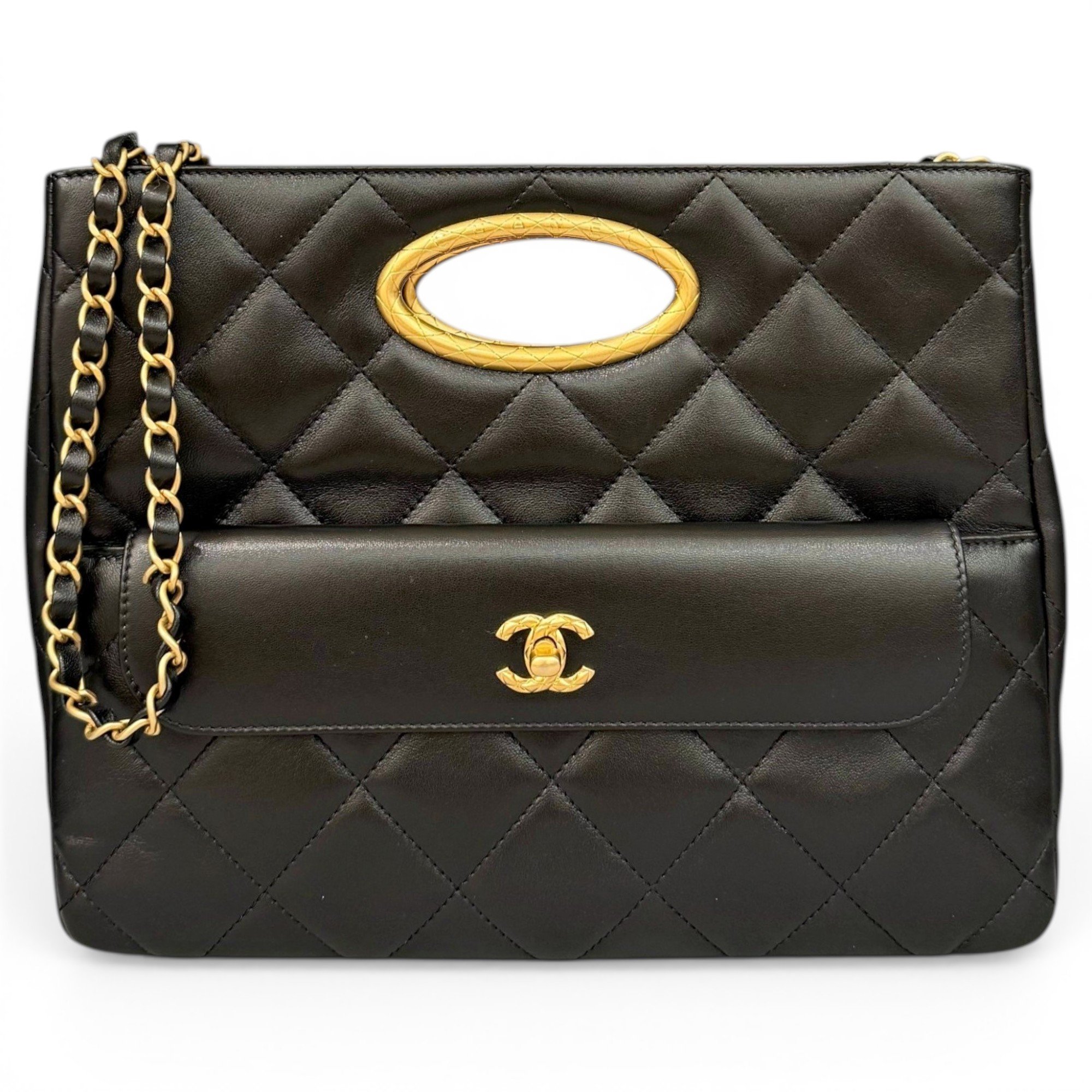 Leather tote