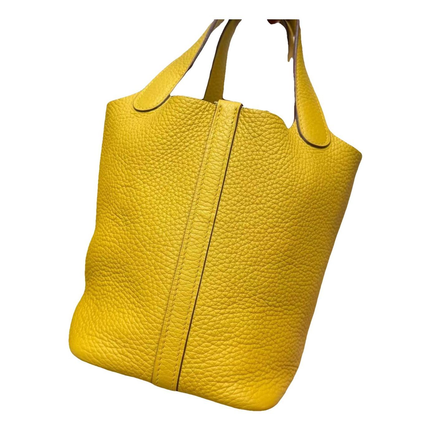 Picotin leather handbag