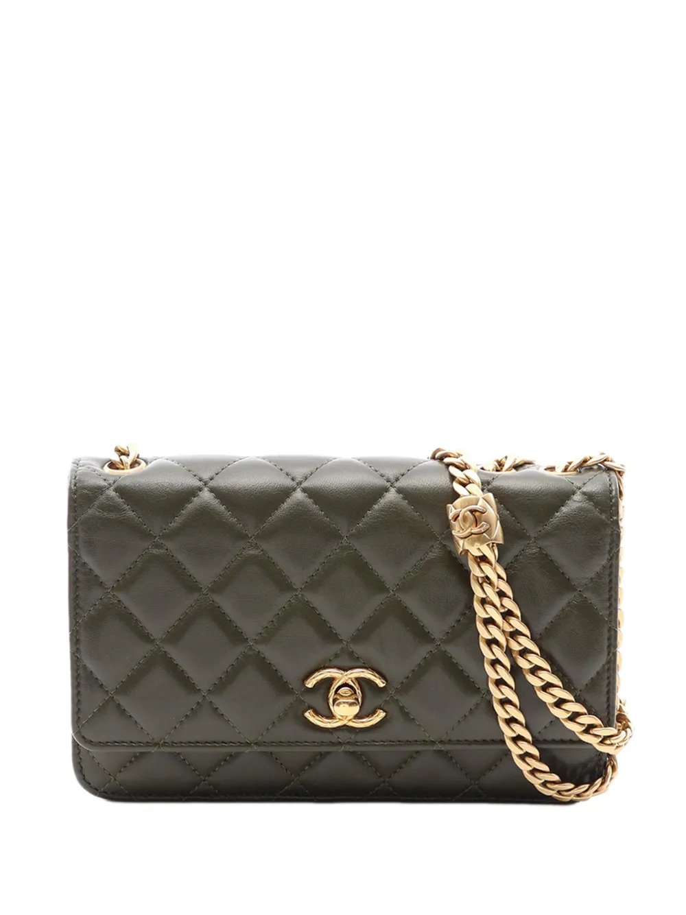 2021-2026 CC Quilted Lambskin Wallet on Chain crossbody bag