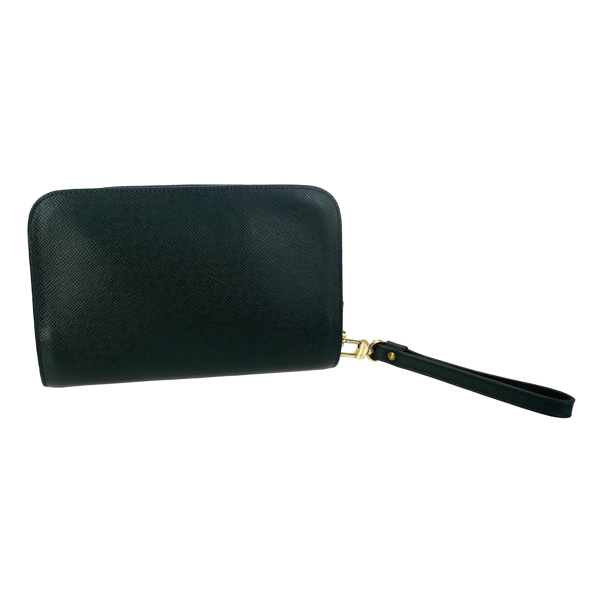 Orsay leather clutch bag