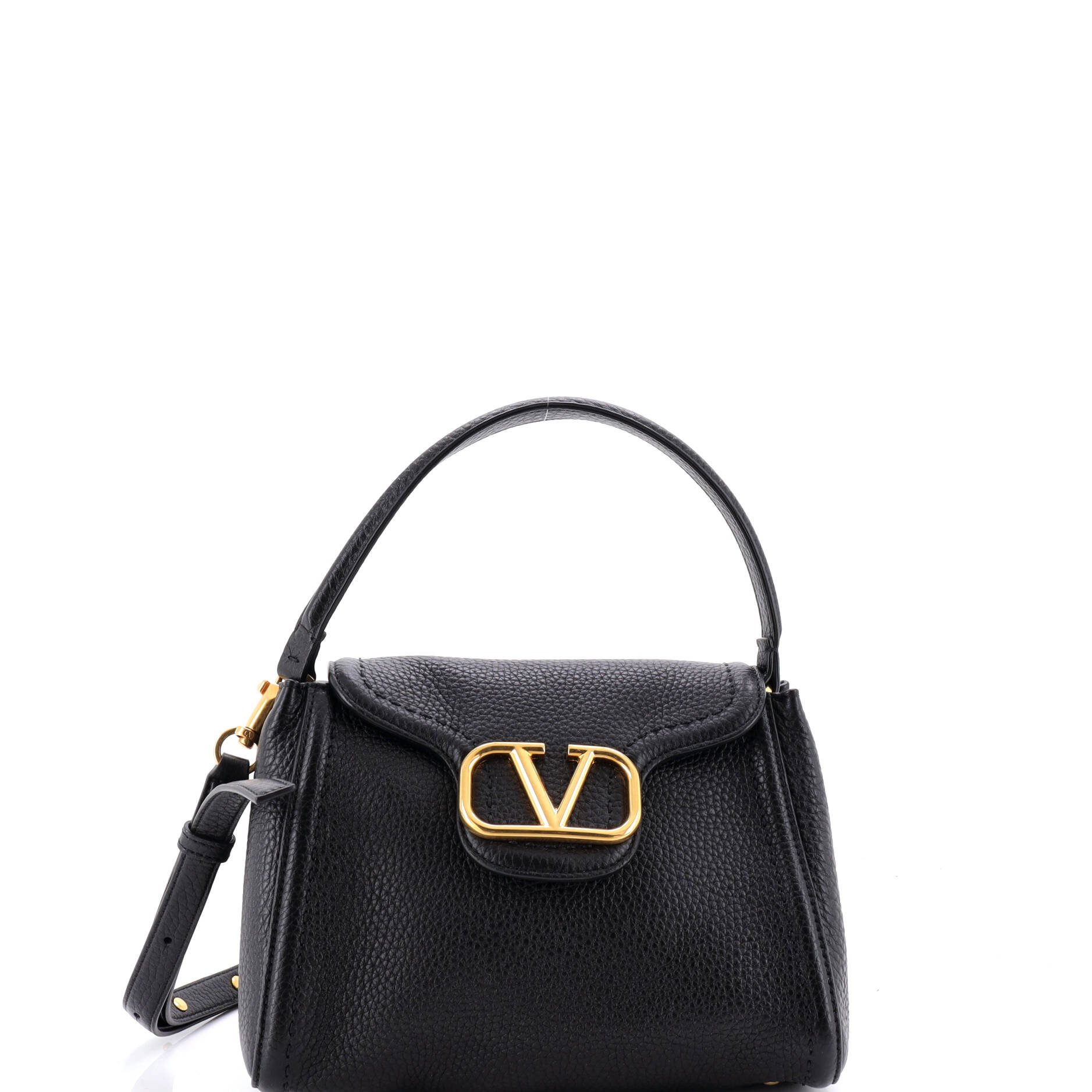 Valentino Garavani Alltime Top Handle Bag Leather Small