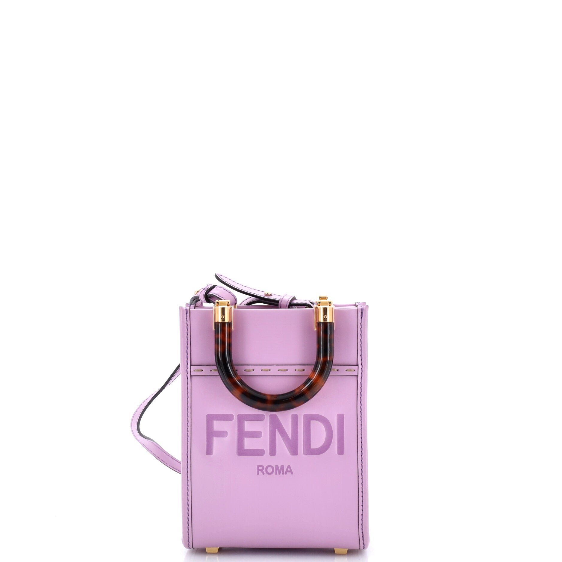 Sunshine Shopper Tote Leather Mini