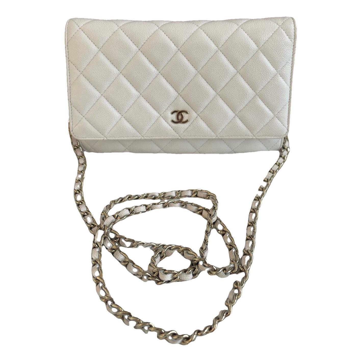 Wallet On Chain Timeless/Classique leather handbag