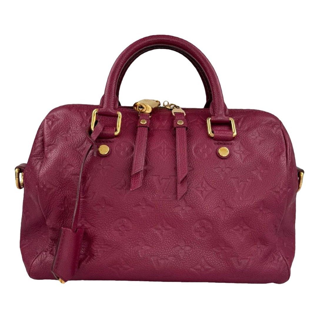 Louis Vuitton Speedy leather handbag