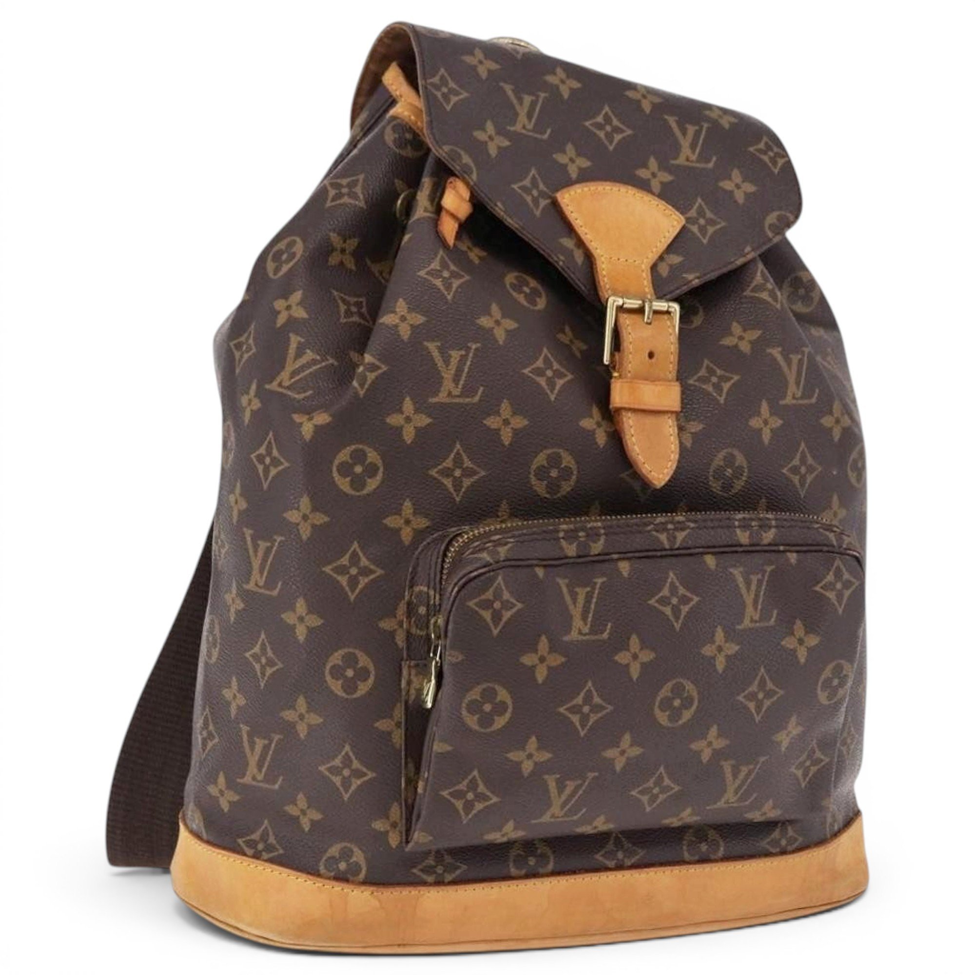 Montsouris leather backpack