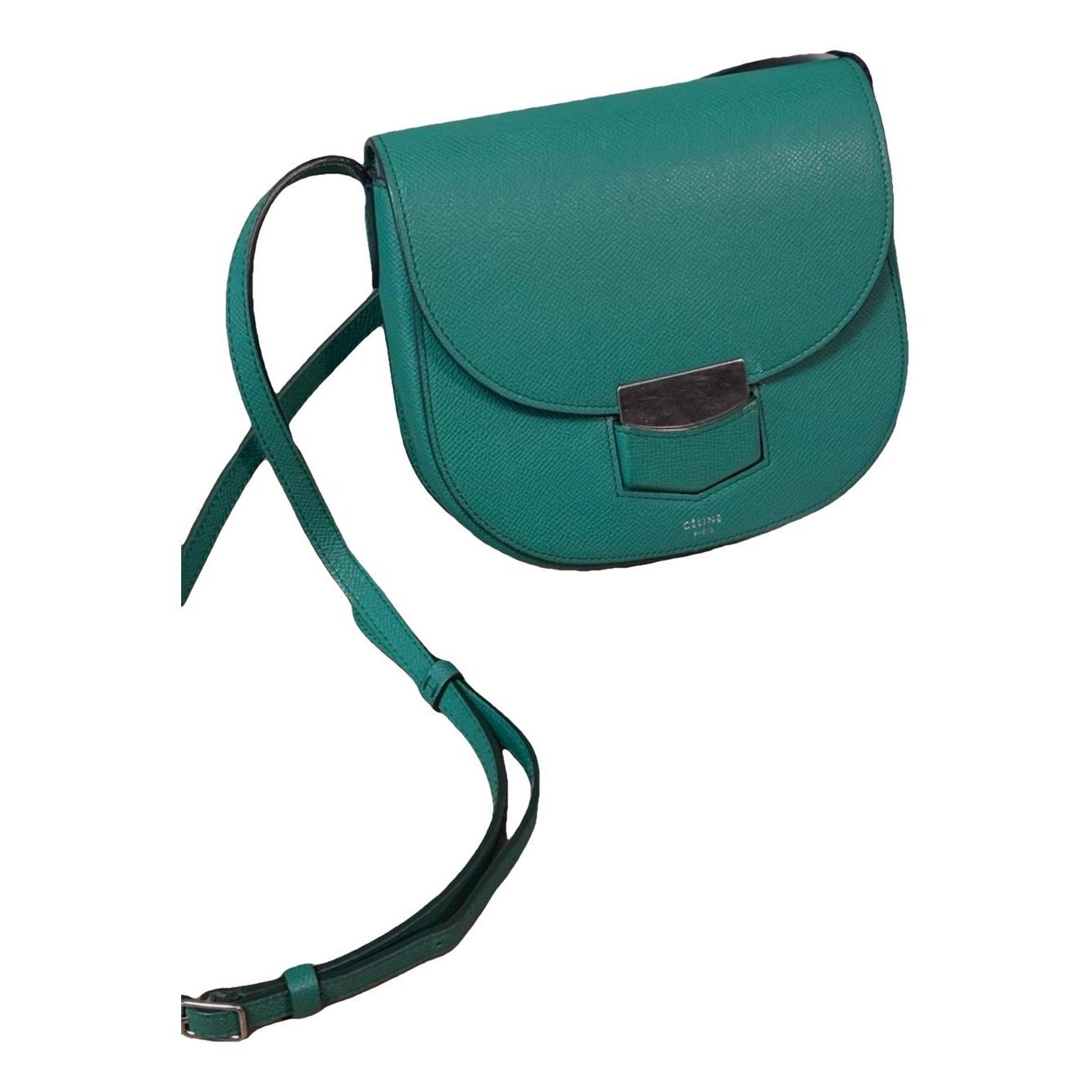 Trotteur leather crossbody bag