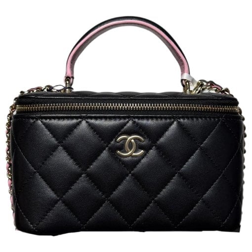 Trendy CC Vanity leather handbag