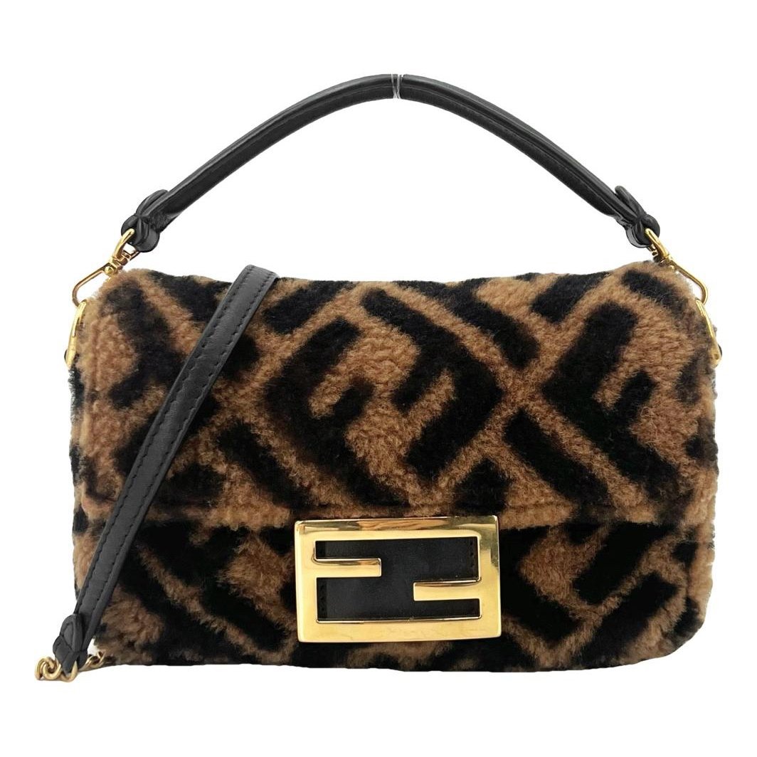 Baguette leather handbag