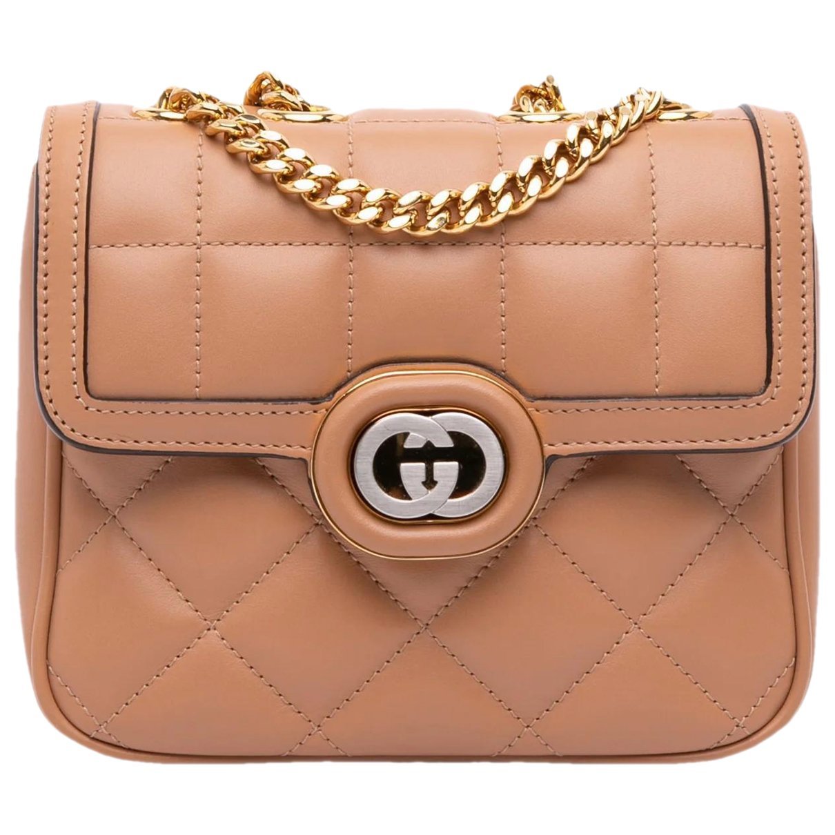 Gucci B leather handbag
