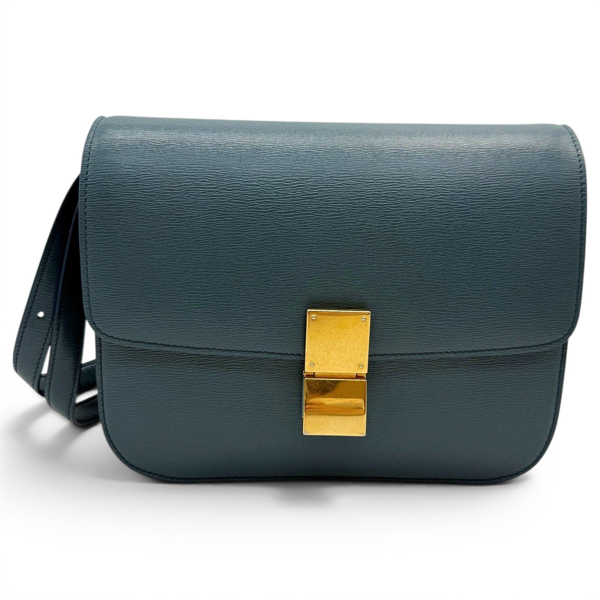 Classic leather crossbody bag