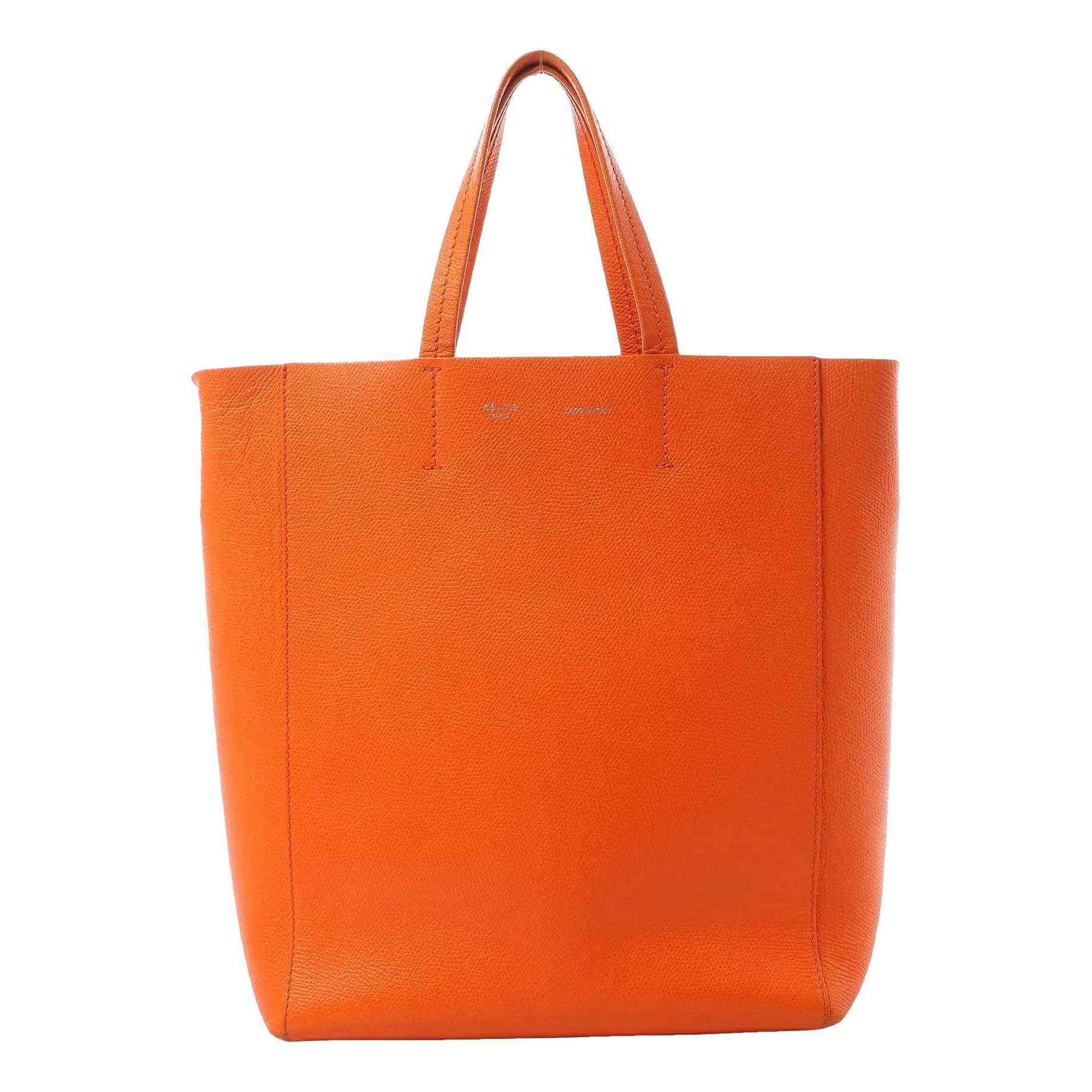 Cabas leather handbag