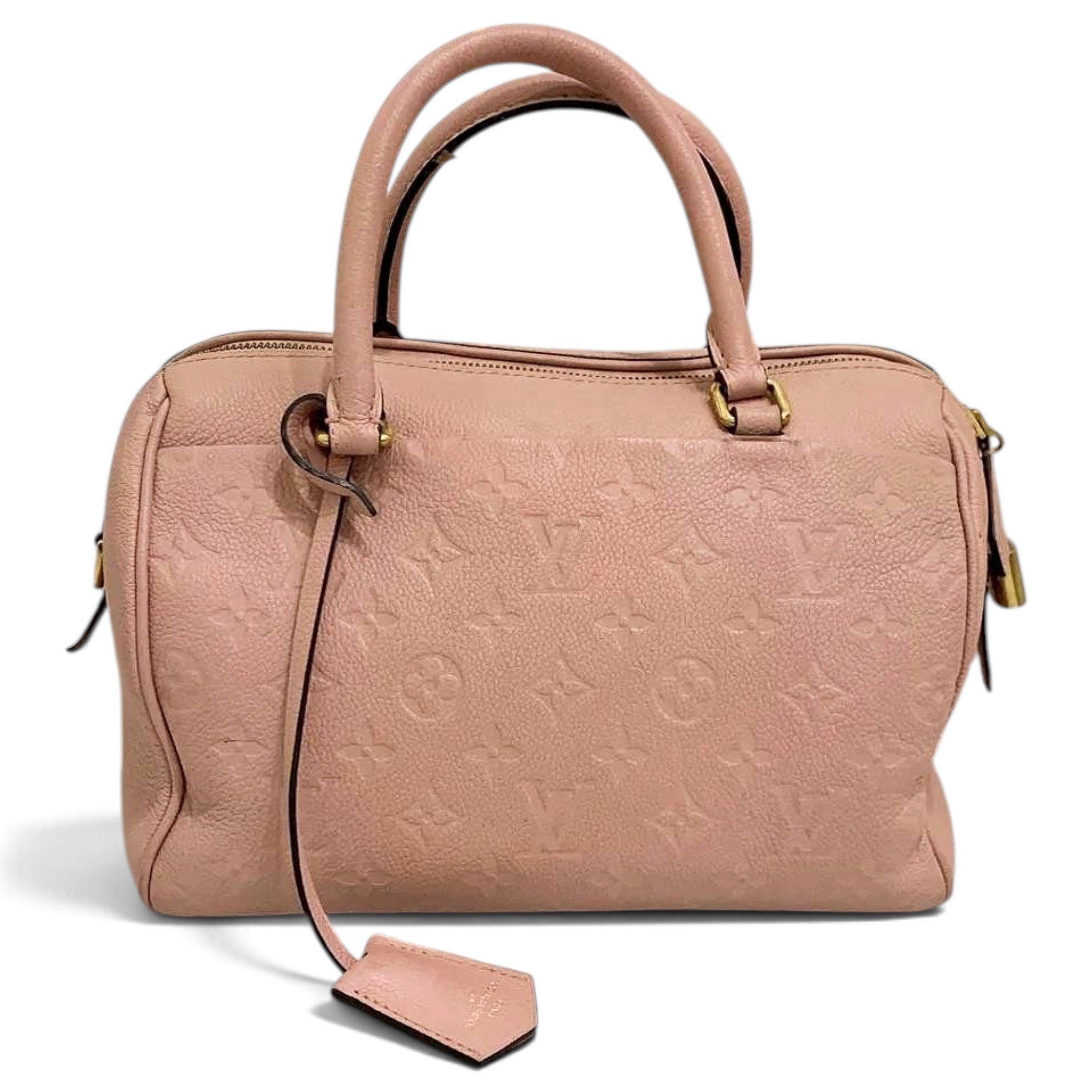 Speedy leather handbag