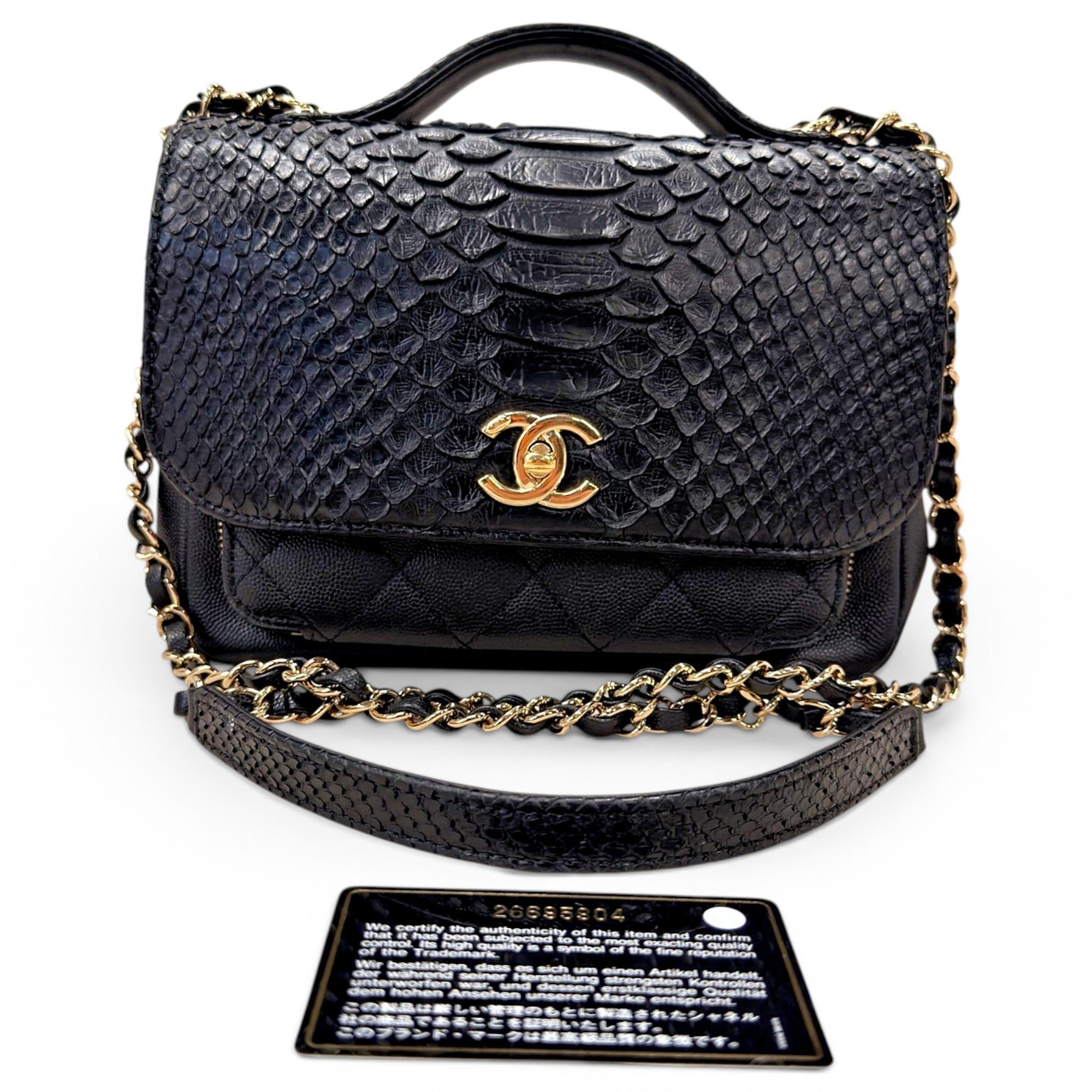 Leather handbag
