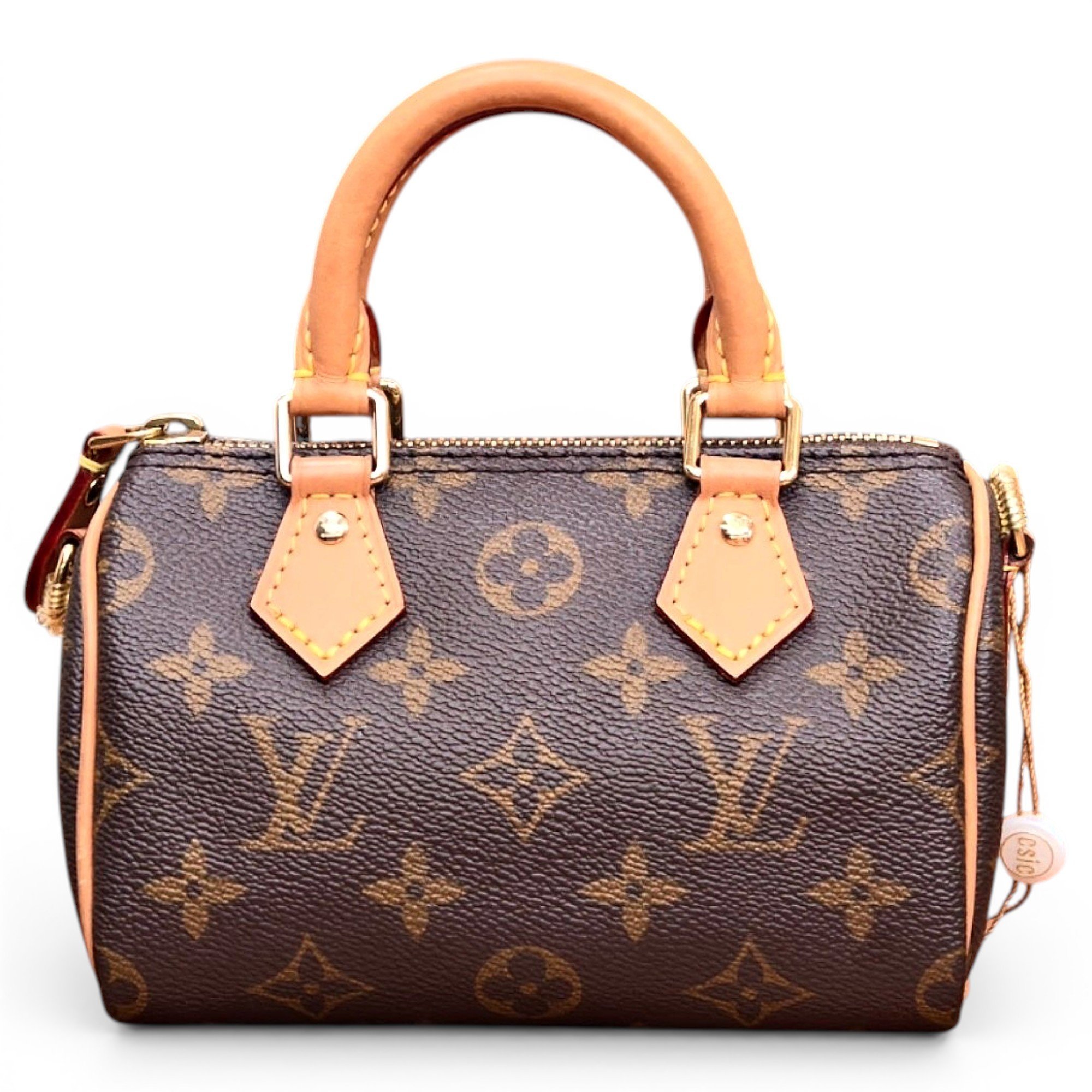 Louis Vuitton Nano Speedy / Mini HL leather handbag
