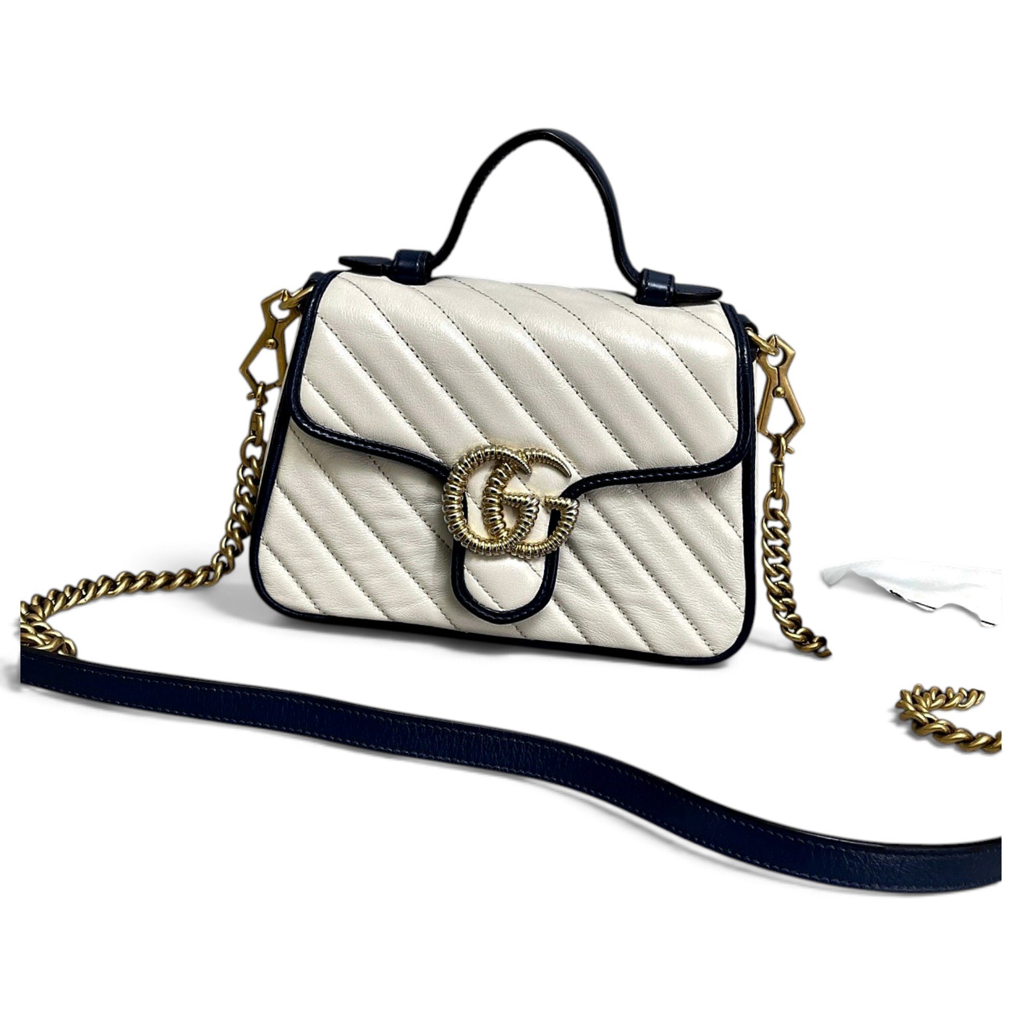 GG Marmont Flap leather handbag