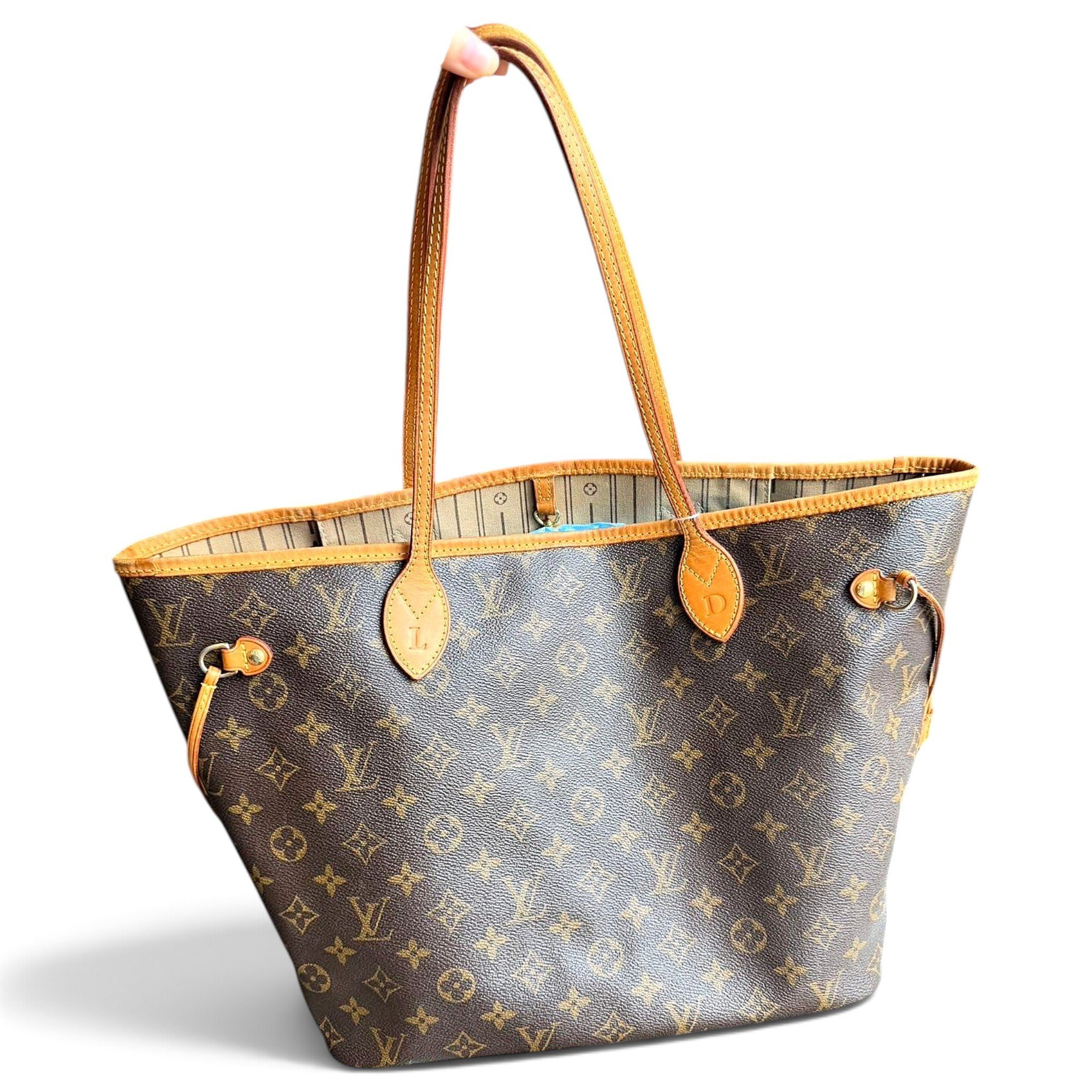 Neverfull leather tote