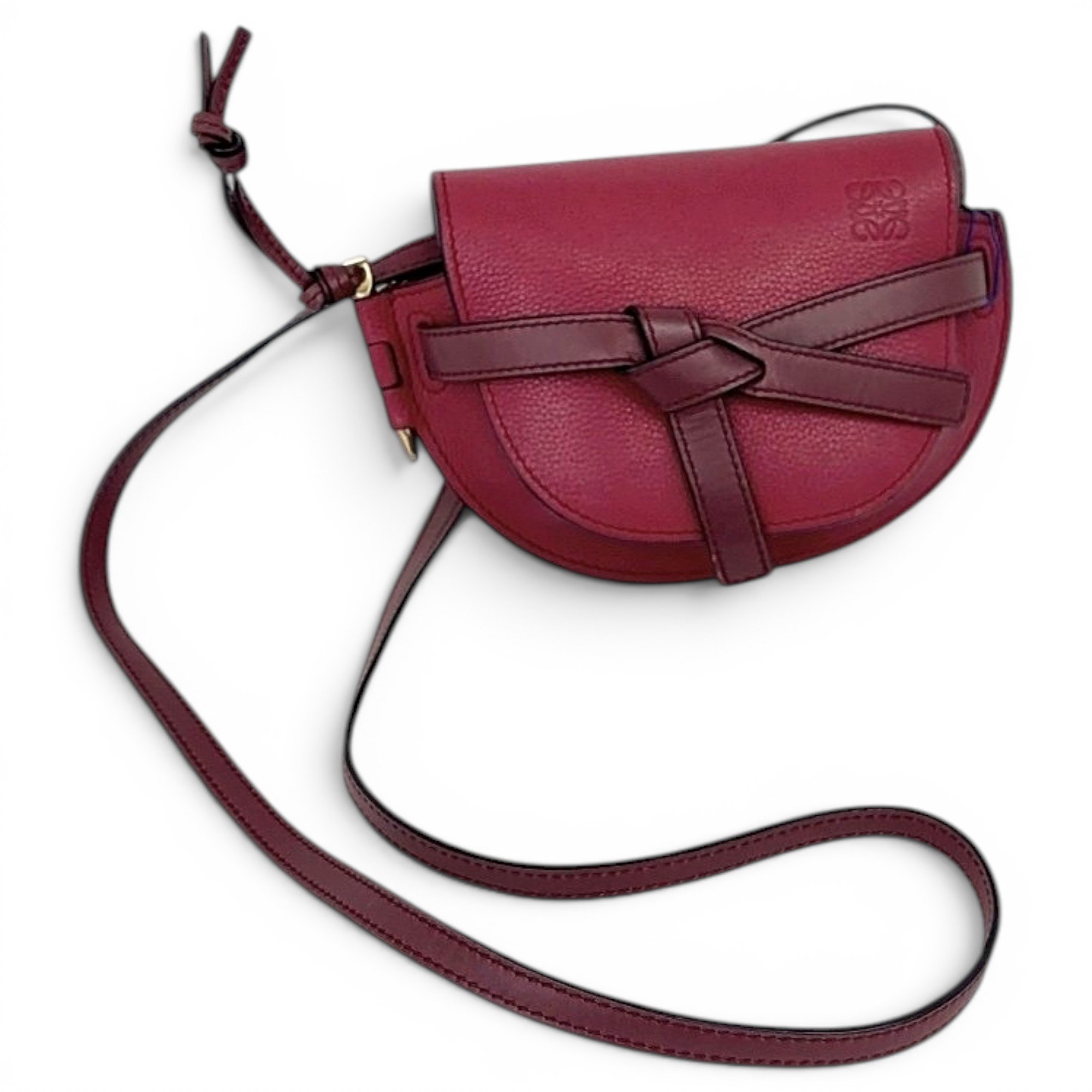Gate leather crossbody bag