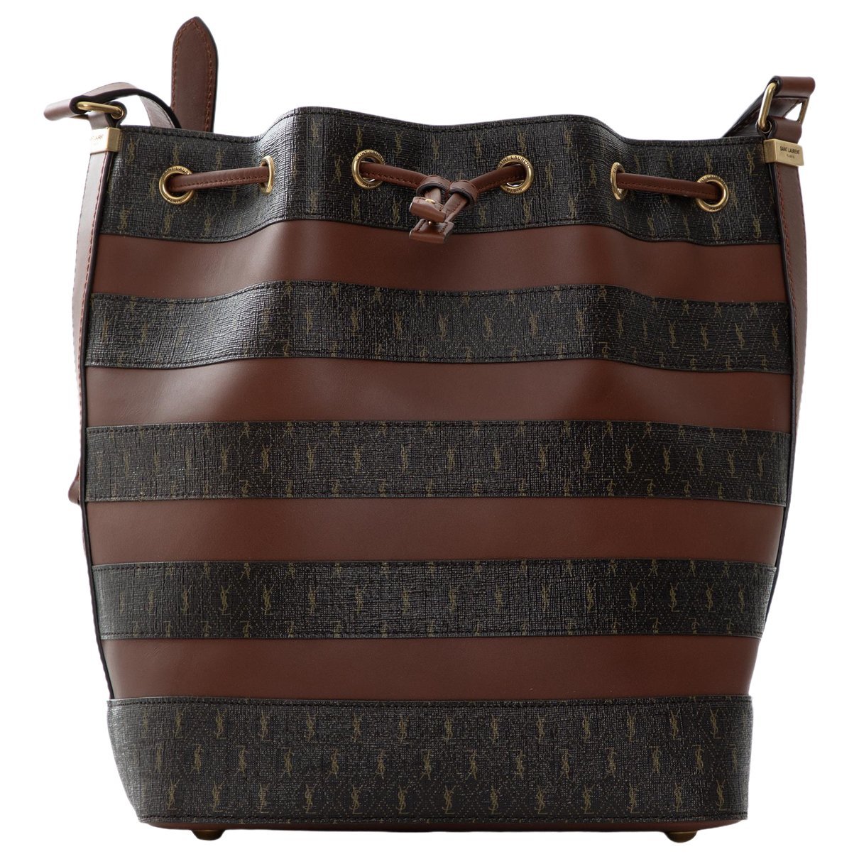 Monogram bucket cloth tote