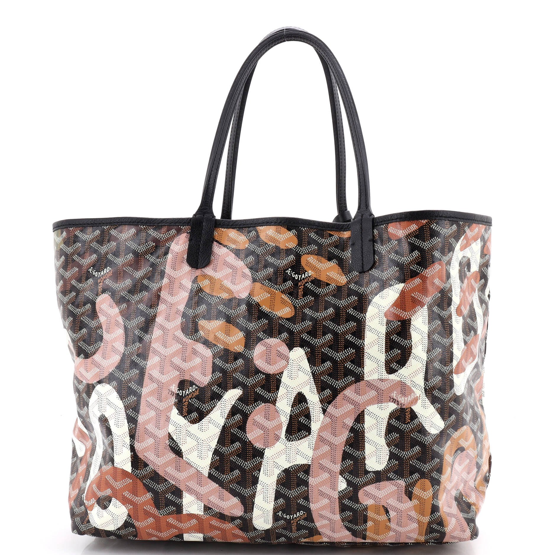 Saint Louis Tote Lettres Camouflage Coated Canvas PM