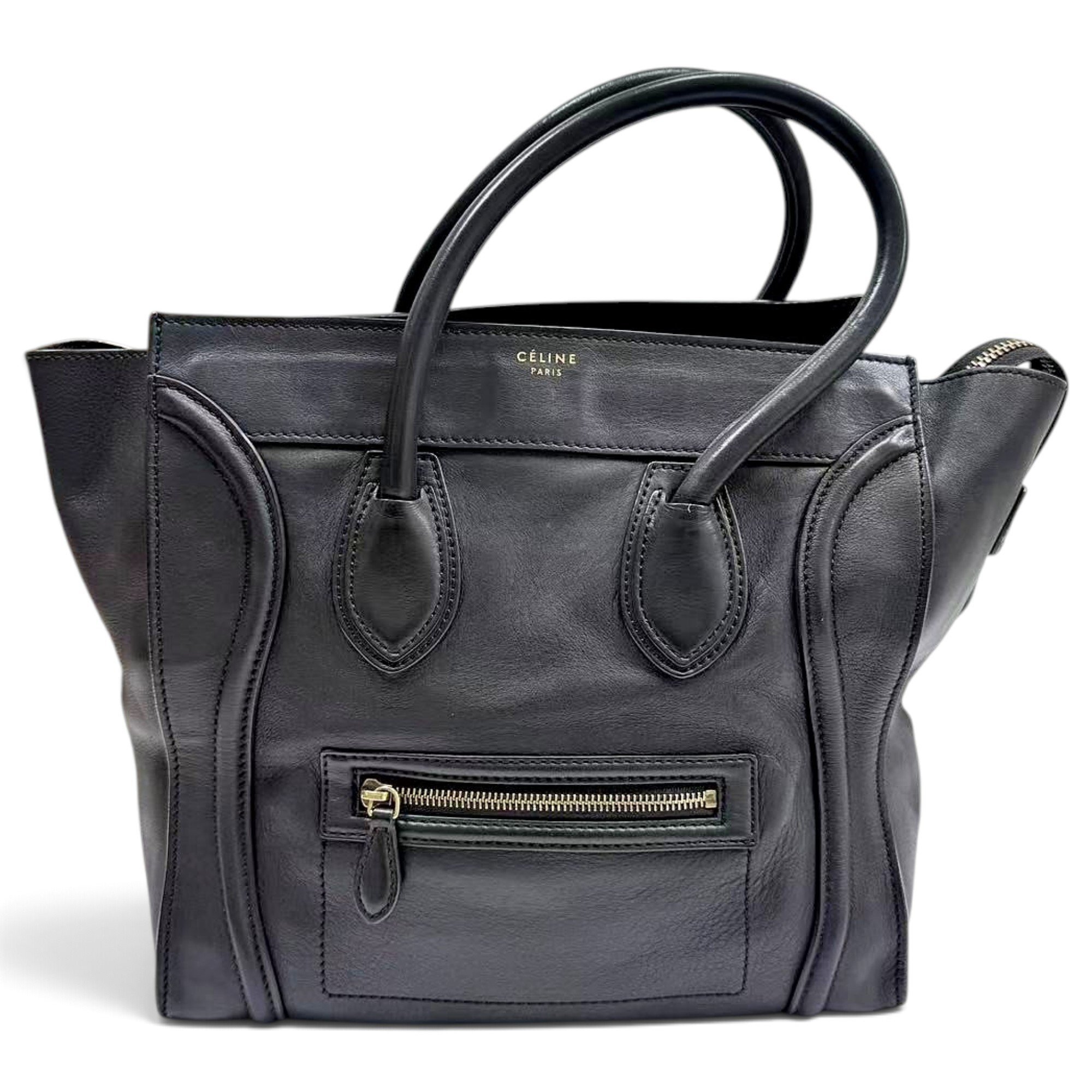 Luggage leather handbag