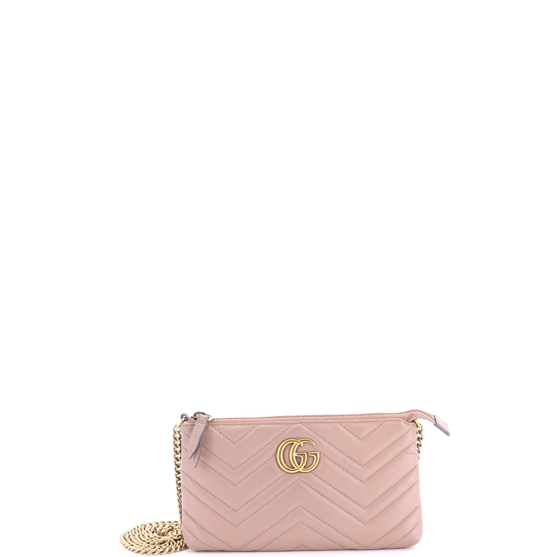 GG Marmont Chain Shoulder Bag Matelasse Leather Mini