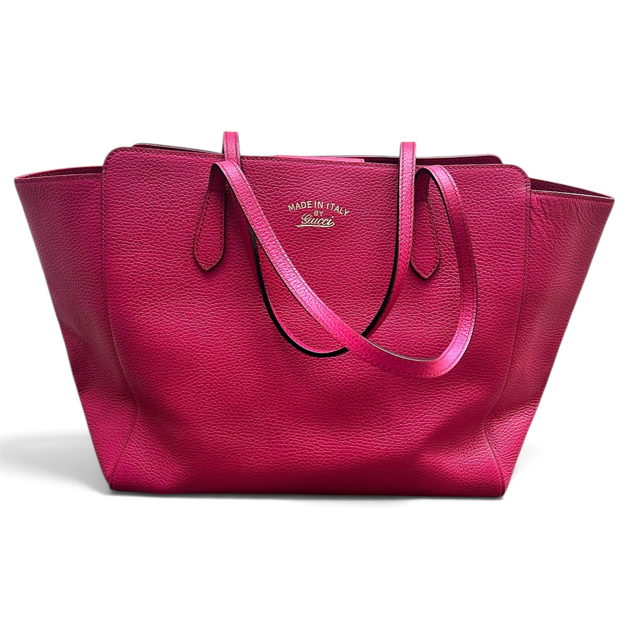 Swing leather tote