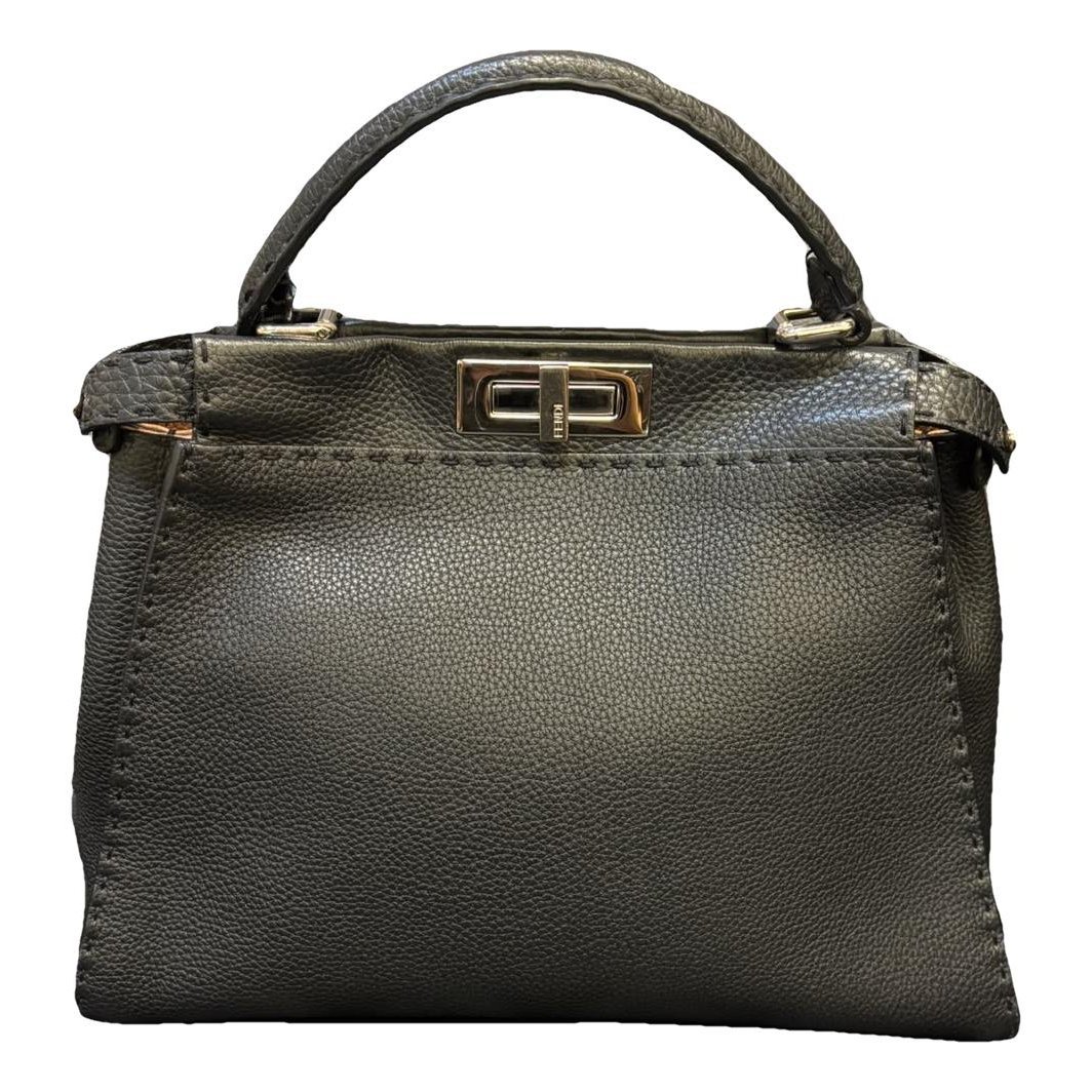Peekaboo leather handbag