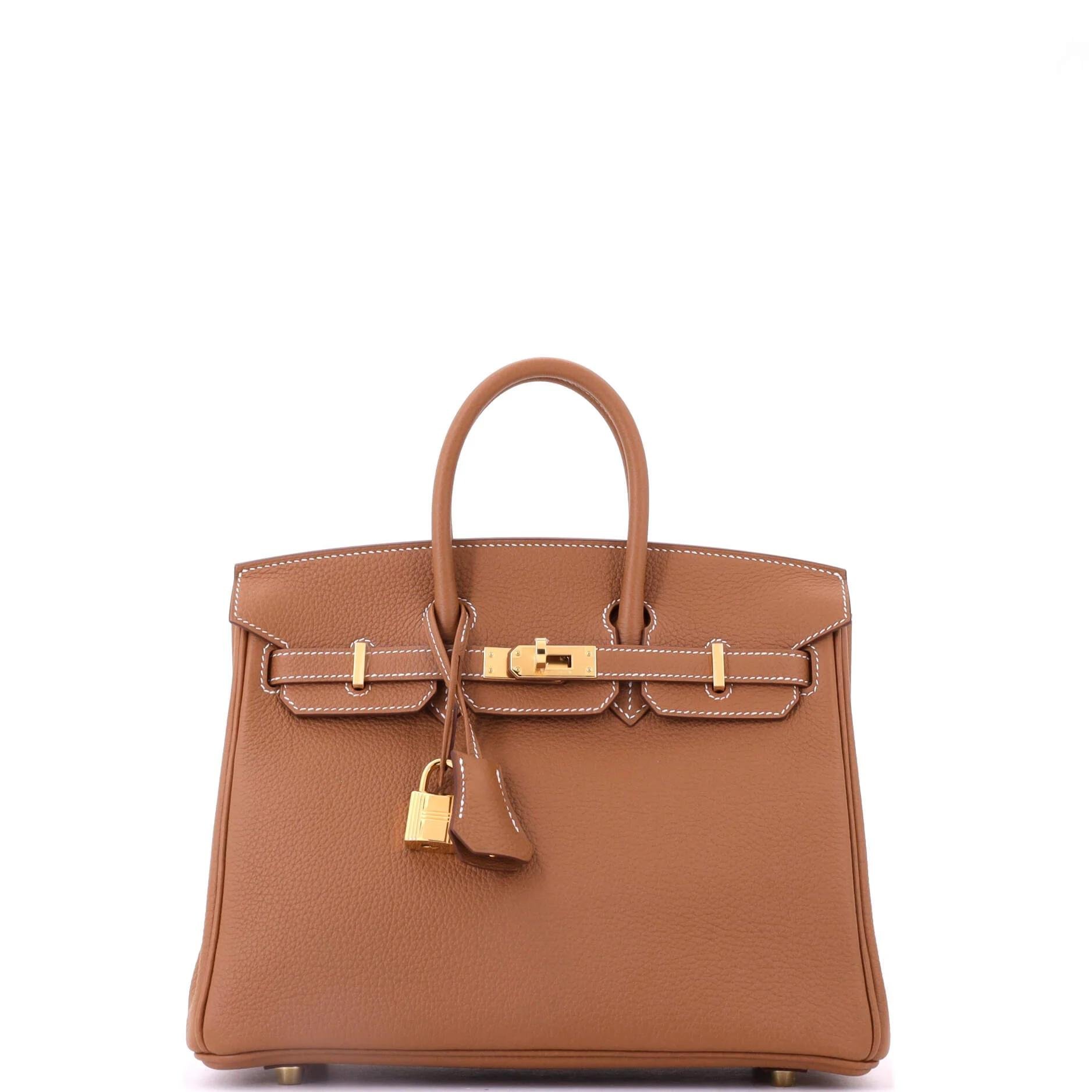 Birkin 25 leather tote