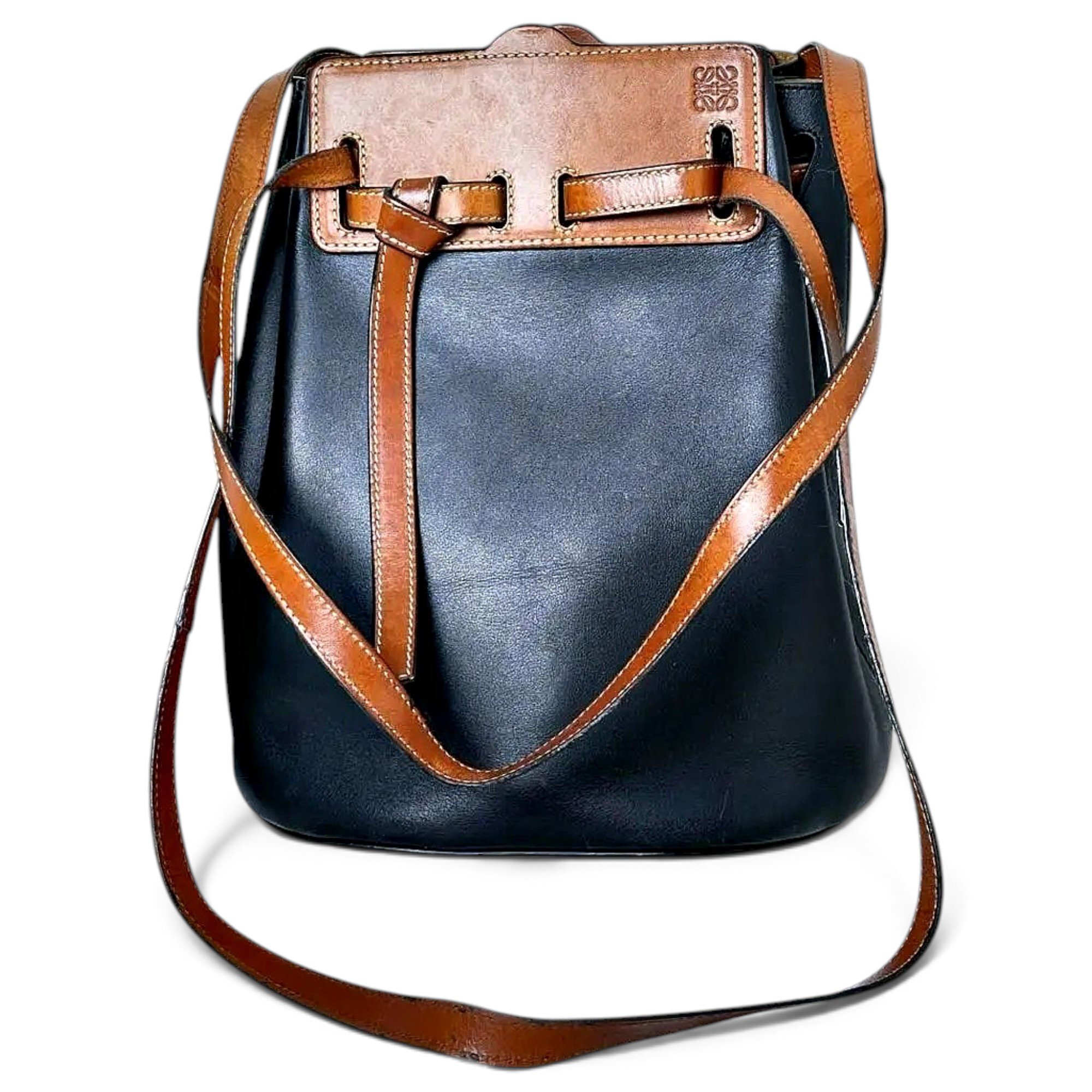 Lazo leather handbag