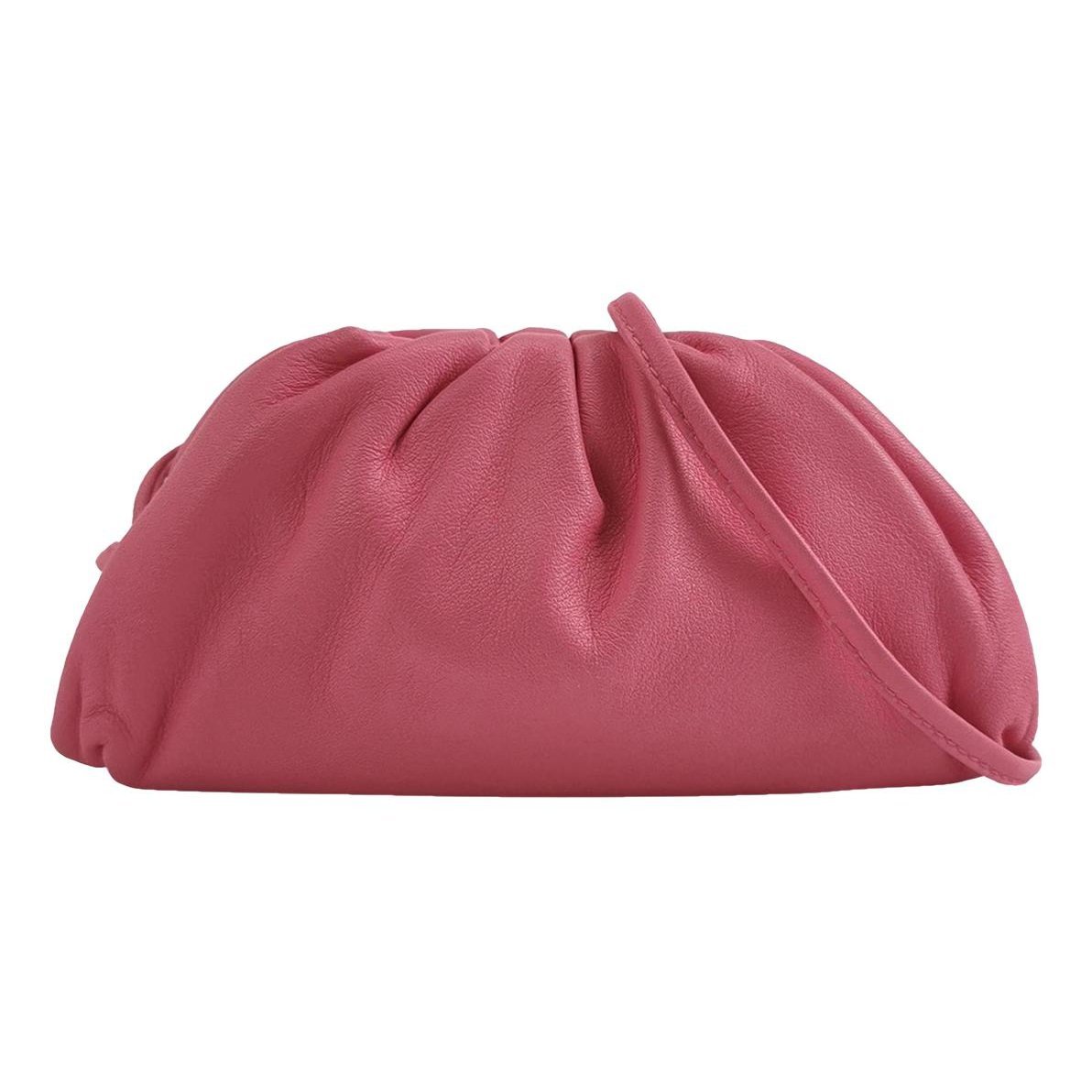 Pouch leather handbag