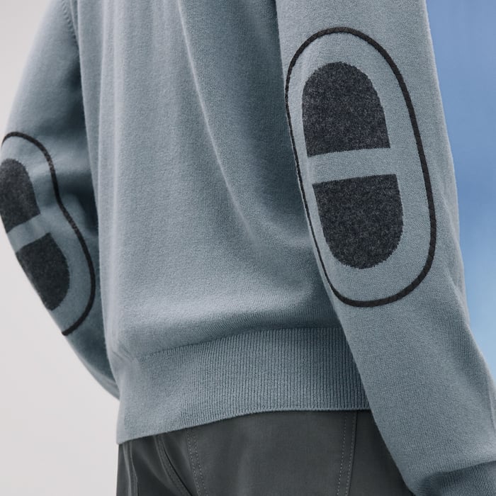 Eucalyptus Cashmere "Maillon Chaine d'Ancre" Crewneck Sweater