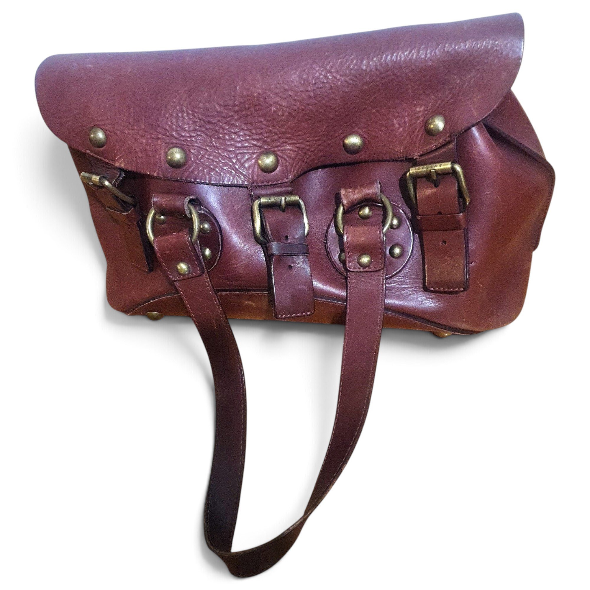 Leather tote