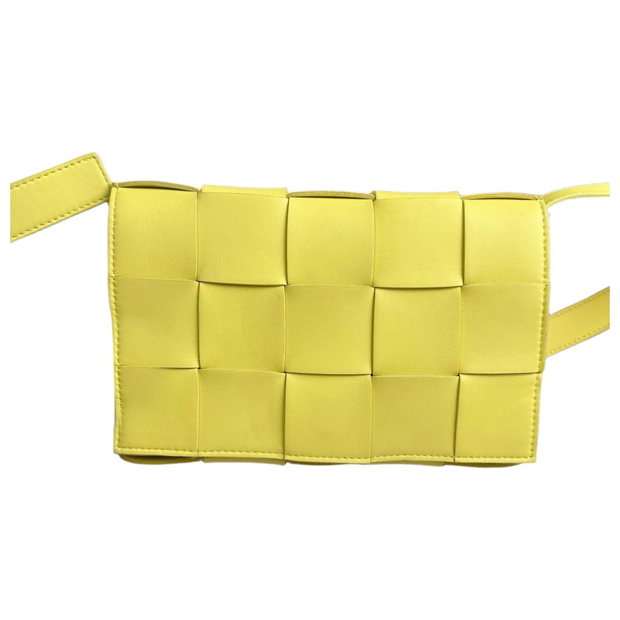 Cassette leather handbag