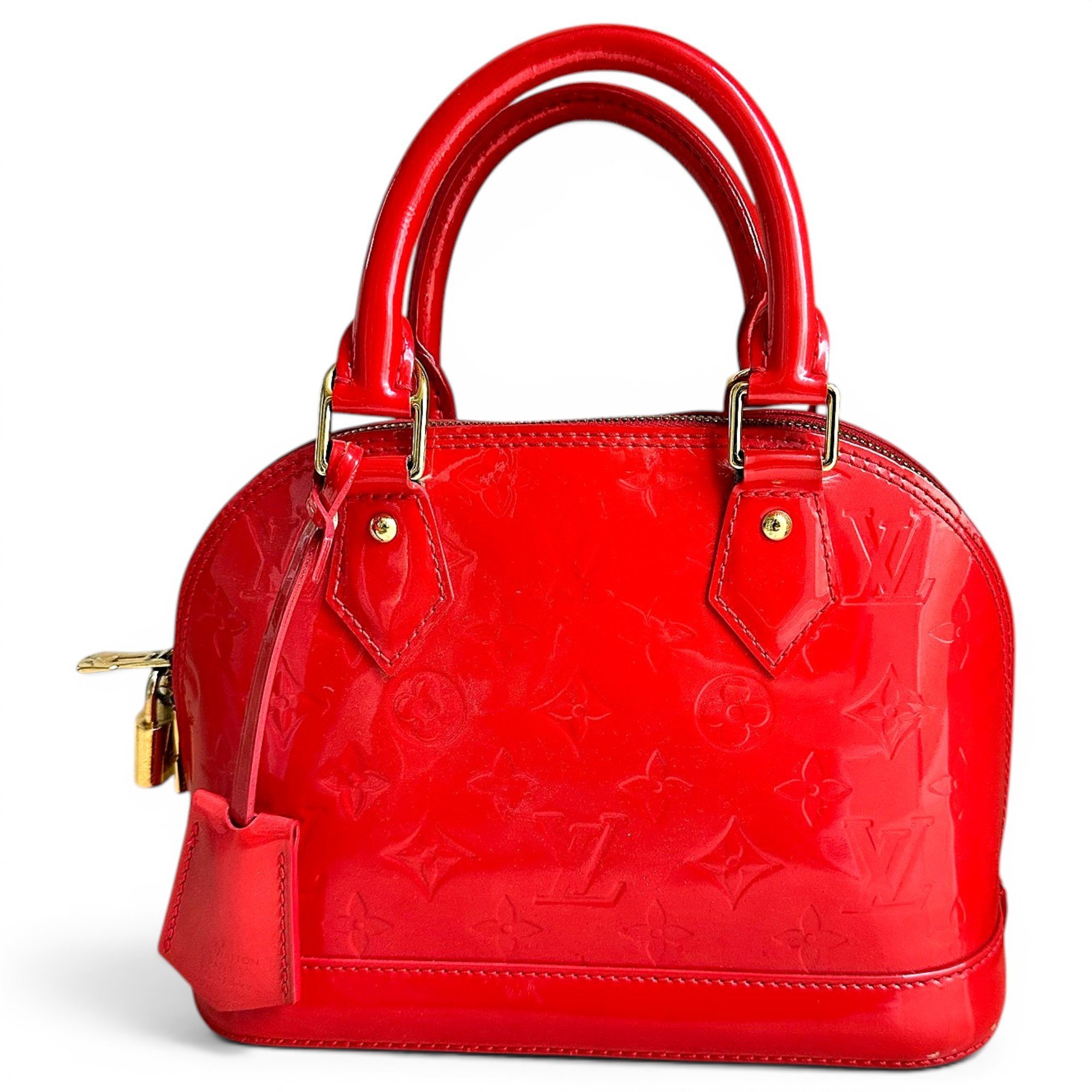 Alma patent leather handbag