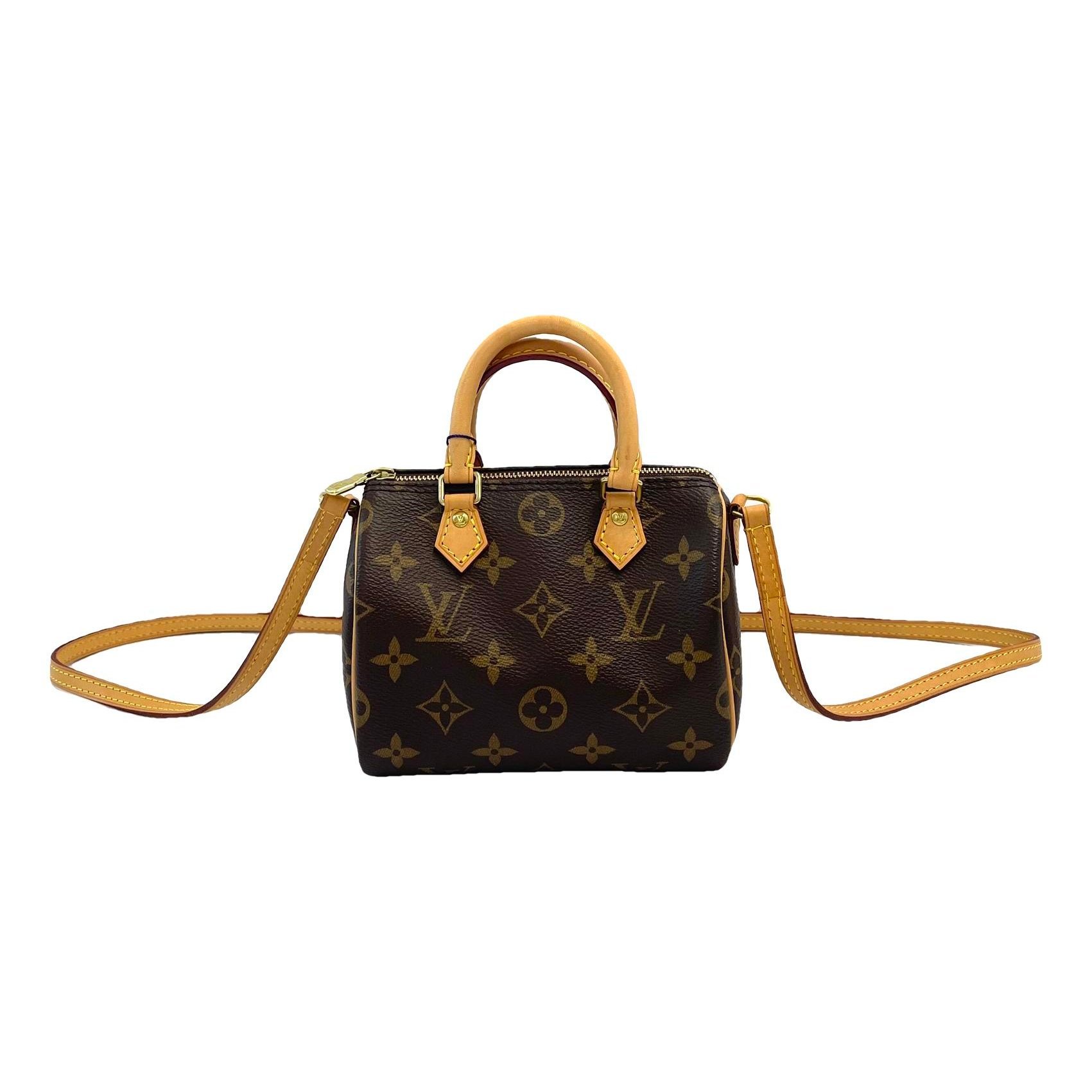 Nano Speedy / Mini HL leather handbag