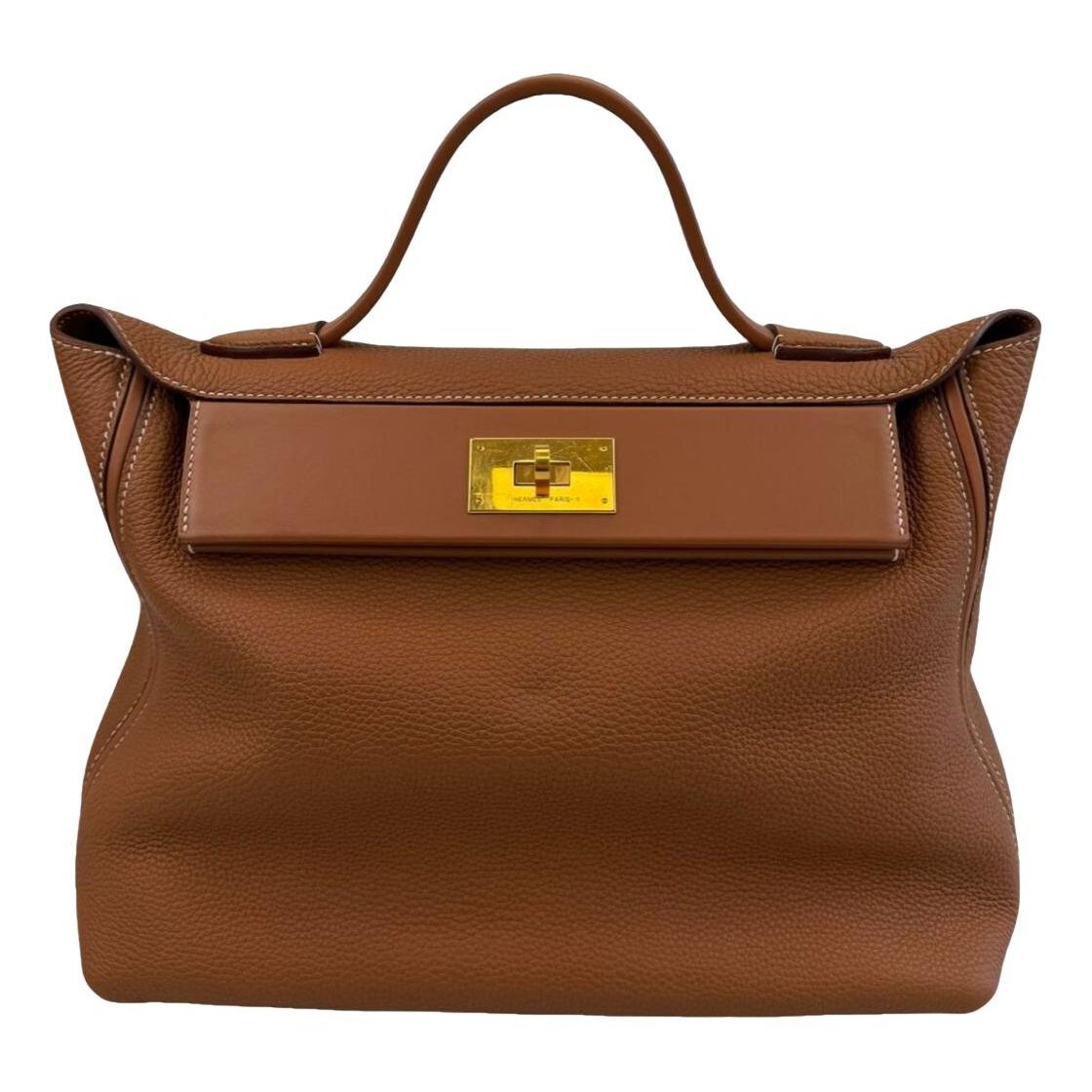 24/24 leather handbag