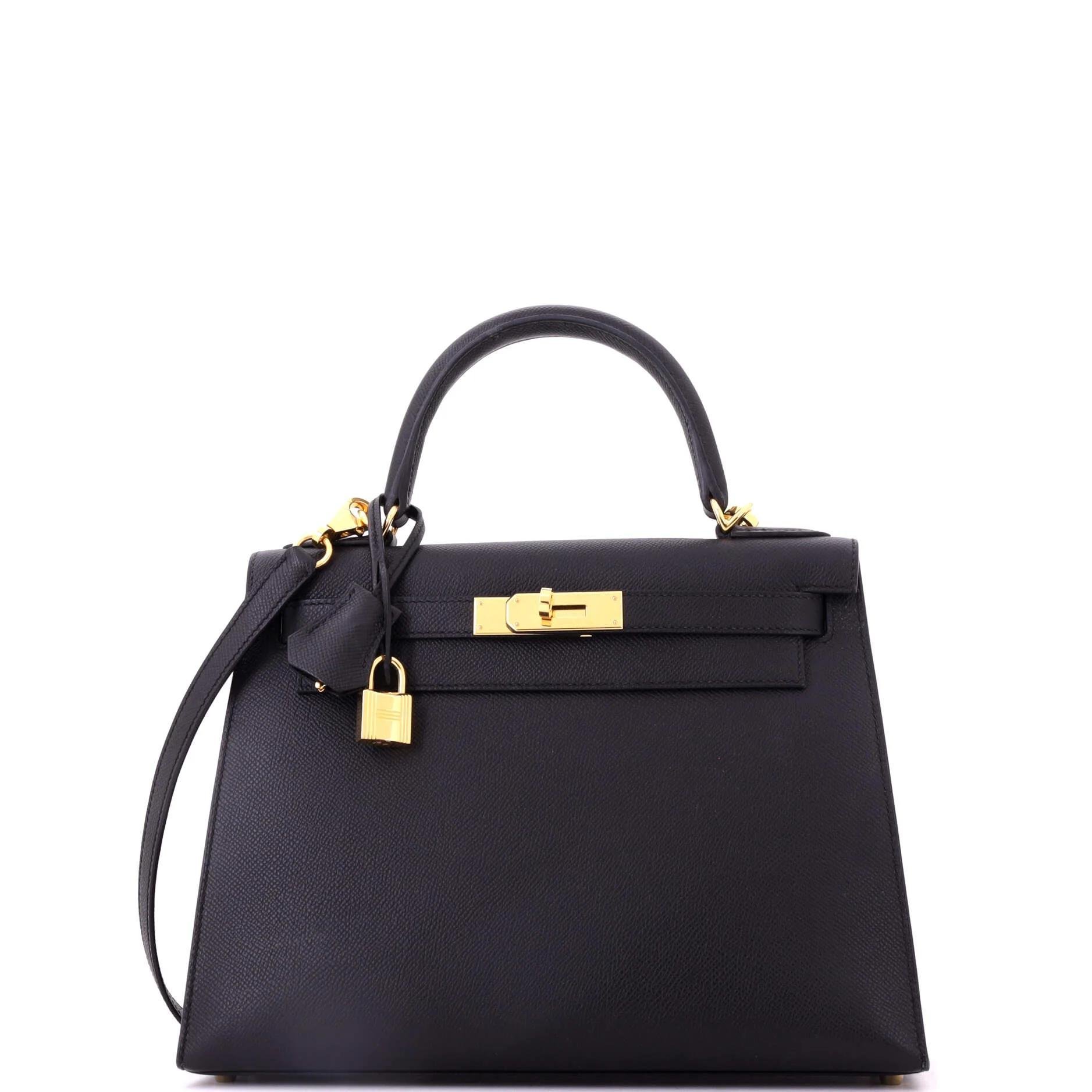 Kelly 28 leather handbag