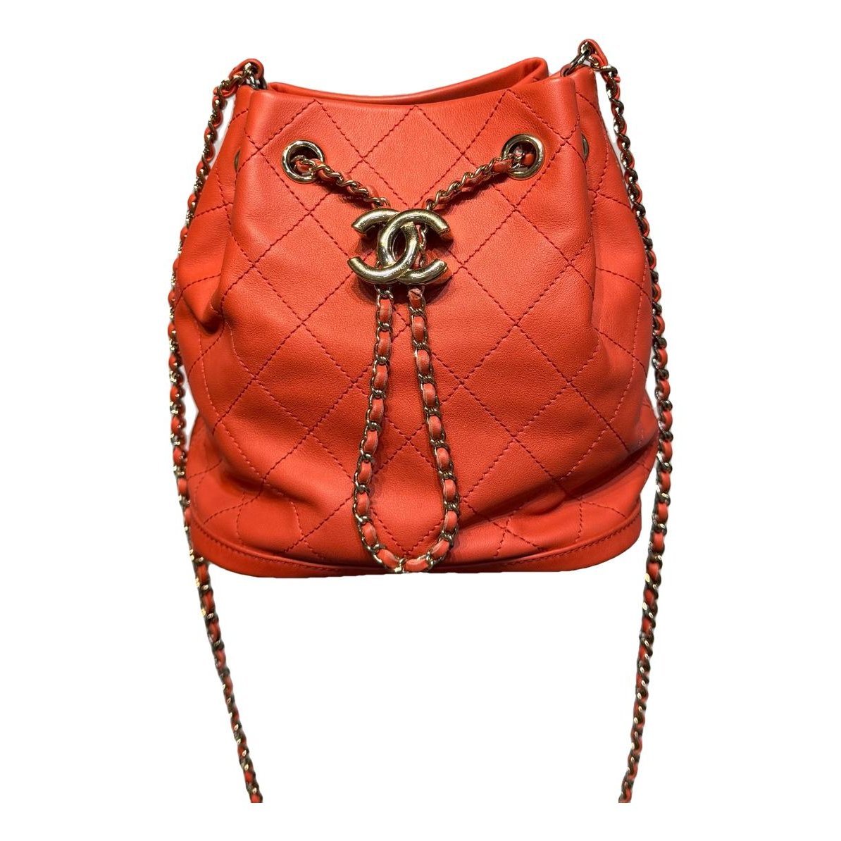Gabrielle Bucket leather handbag